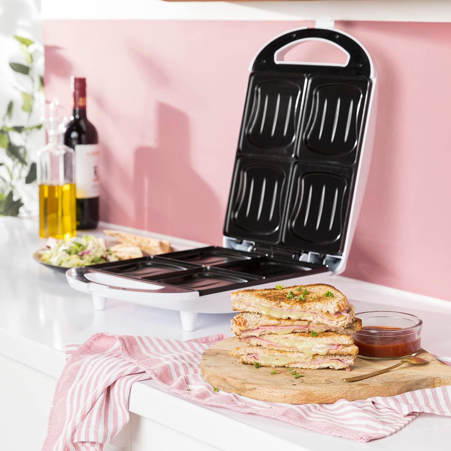 Tristar - SA-3065 - 4 sandwiches - revêtement antiadhésif, SA-3065