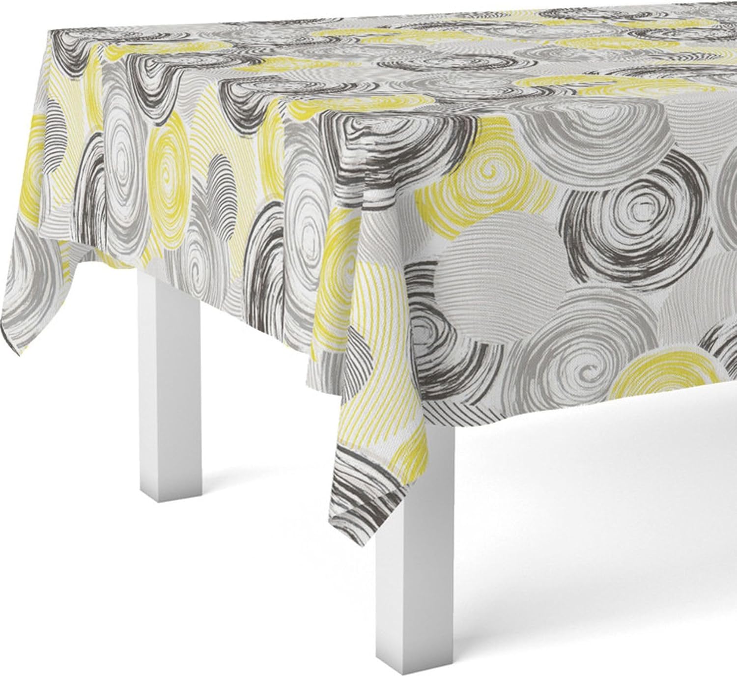 Nappe en toile cirée - Rectangulaire 250x140 cm - Anti-taches, imperméable, facile d'entretien