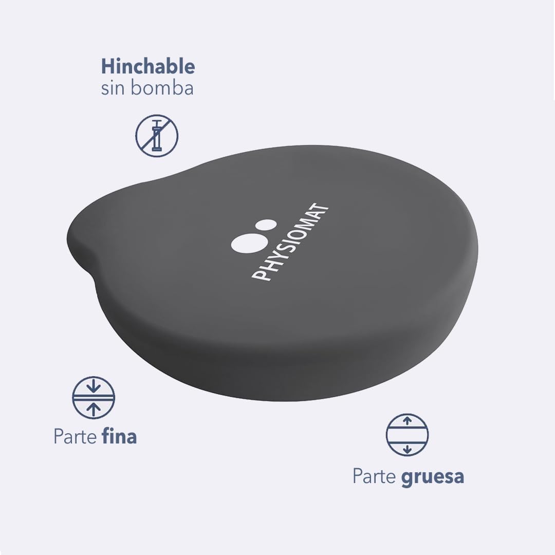 PHYSIOMAT - Coussin d'assise La Galette Dos Parfait - ergonomique, soutien lombaire