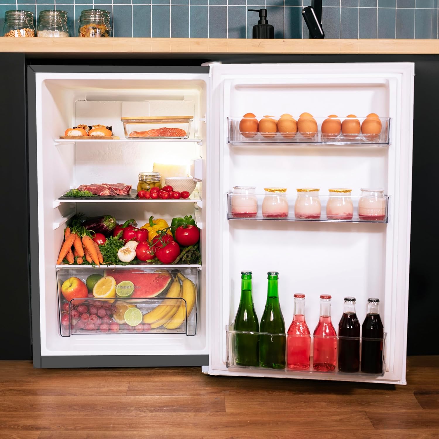 Cecotec - Bolero CoolMarket TT - 133L - porte réversible, LED, dégivrage auto