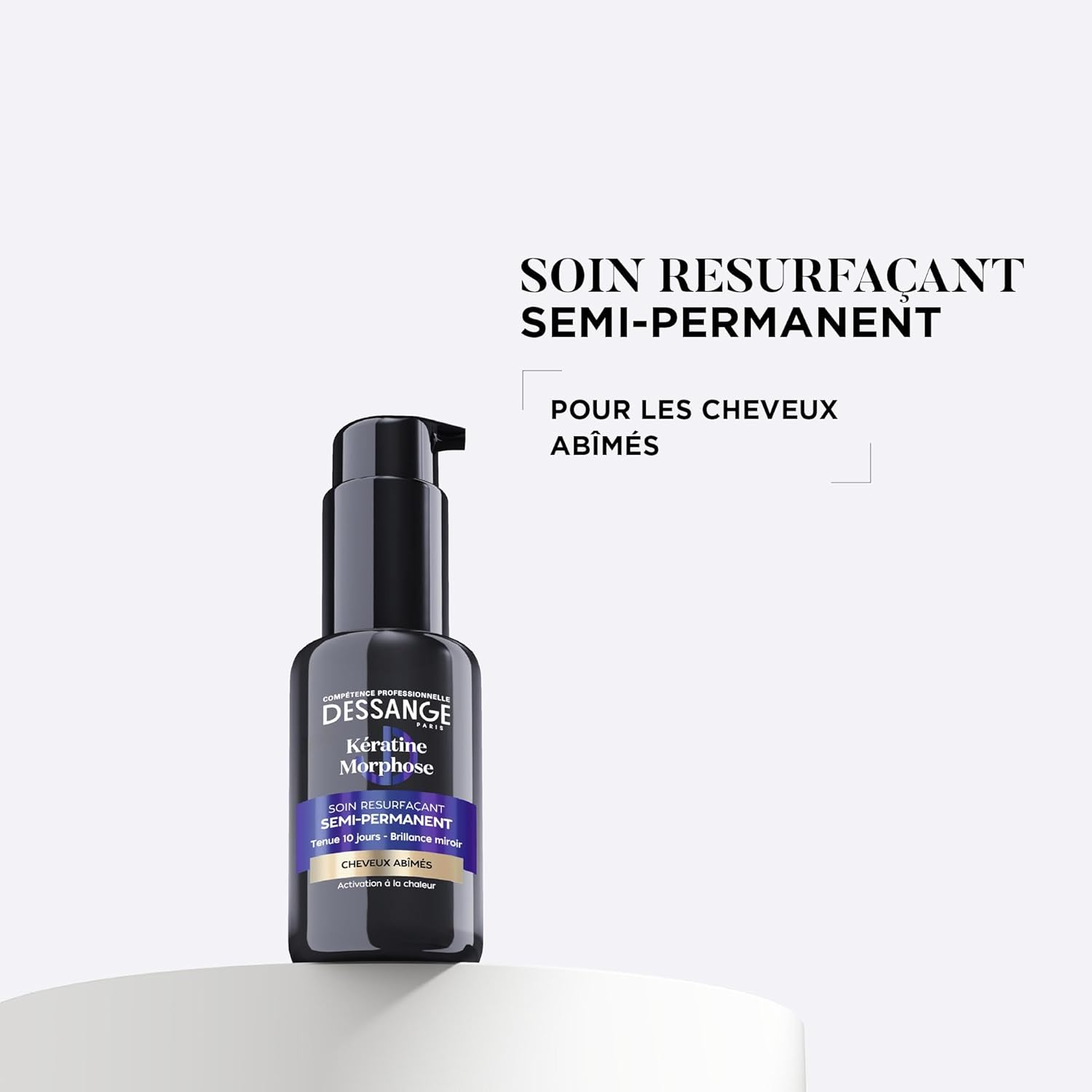 DESSANGE - Routine Kératine Morphose - 280ml/280ml/50ml - Répare et scelle la fibre, cheveux secs