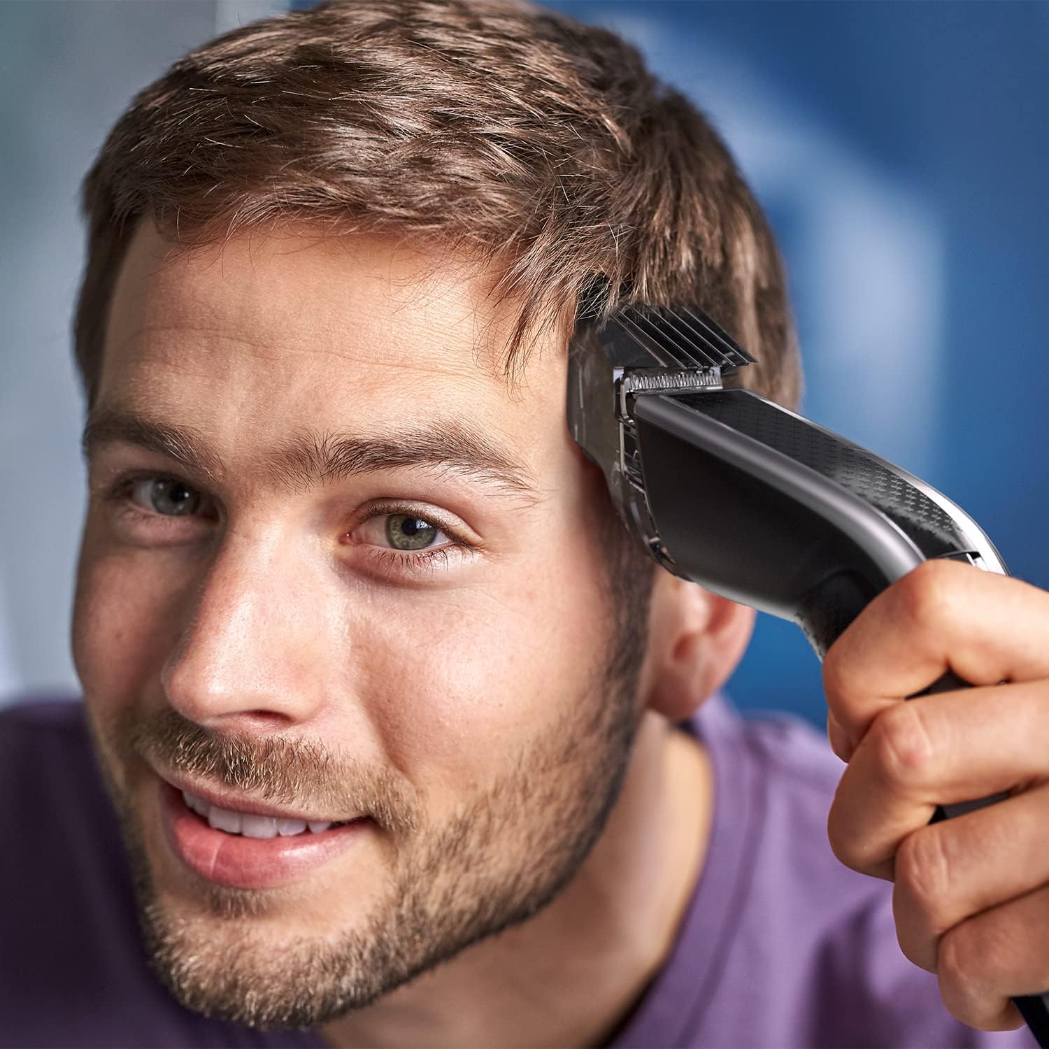 Philips - Série 5000 - tondeuse cheveux lavable, Trim-n-Flow Pro - HC5650/15