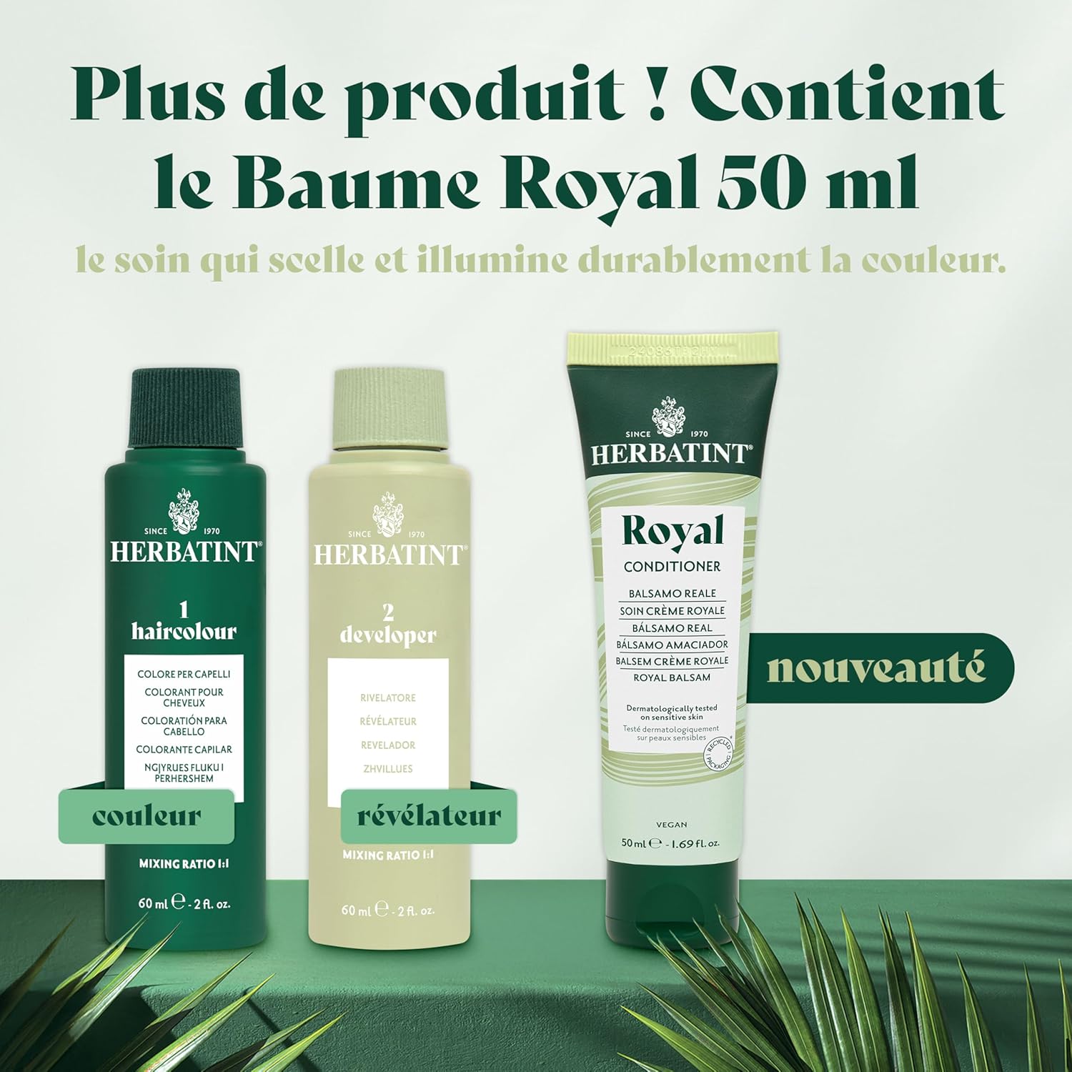 Herbatint - coloration permanente cheveux 170ml sans ammoniaque 5M