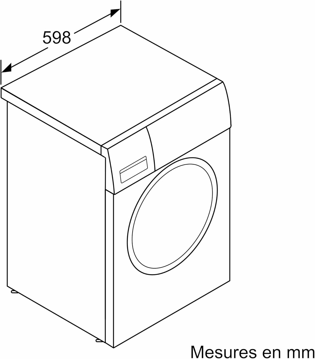 Bosch - Série 6 lave-linge 9kg 1400trs/min 60x85x60cm - WGG244F1FR