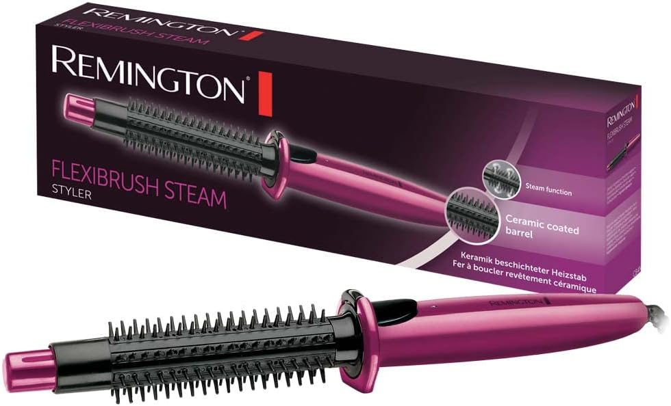 Remington - Brosse chauffante céramique, chaleur uniforme, ondulation, CB4N