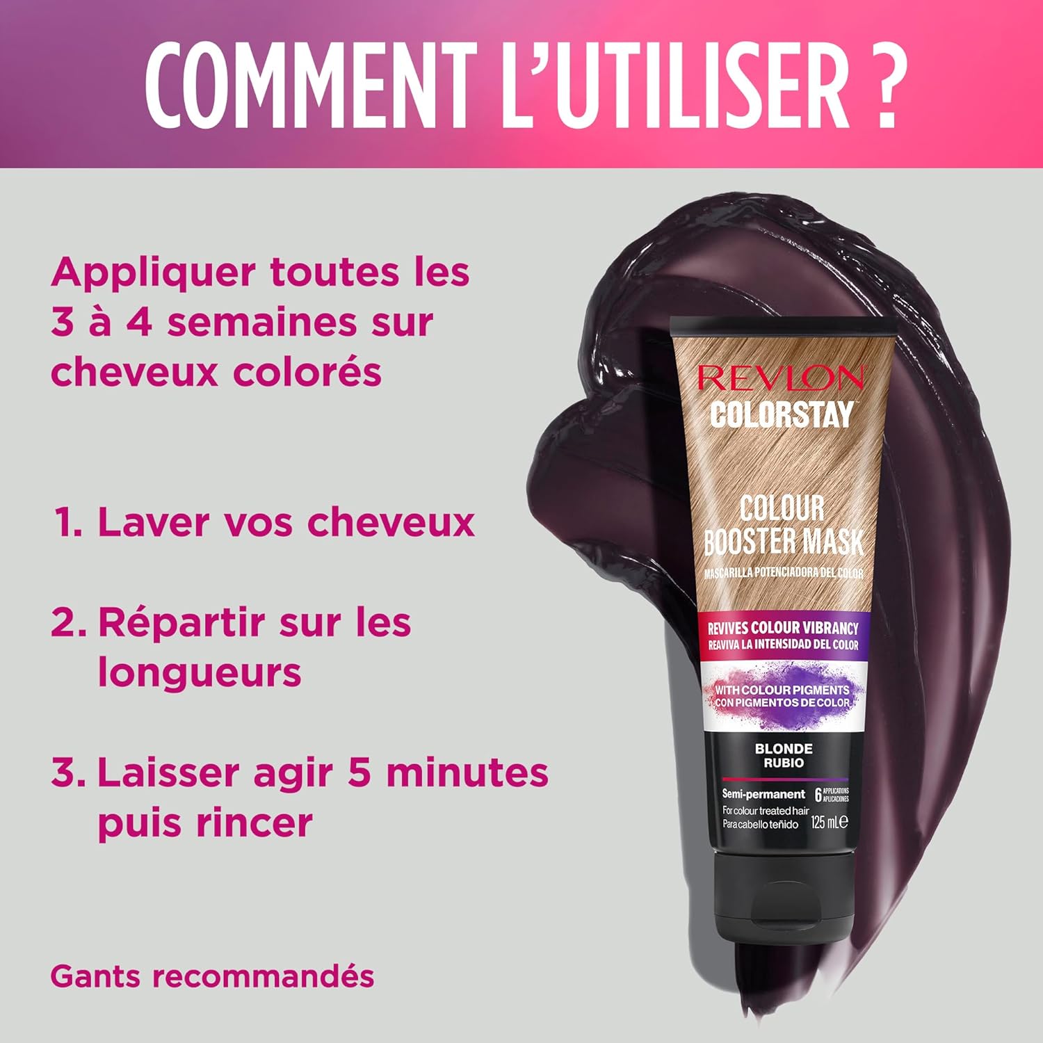 Revlon - Colorstay Masque booster couleur 125ml - ravive et hydrate