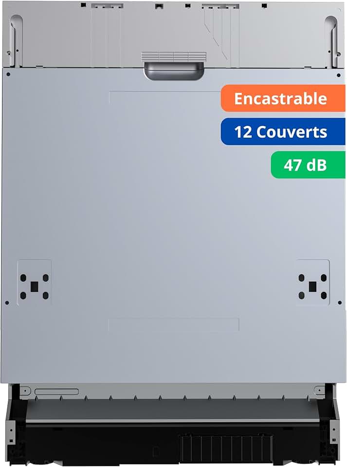 GEDTECH - Lave-vaisselle full encastrable - 12 couverts