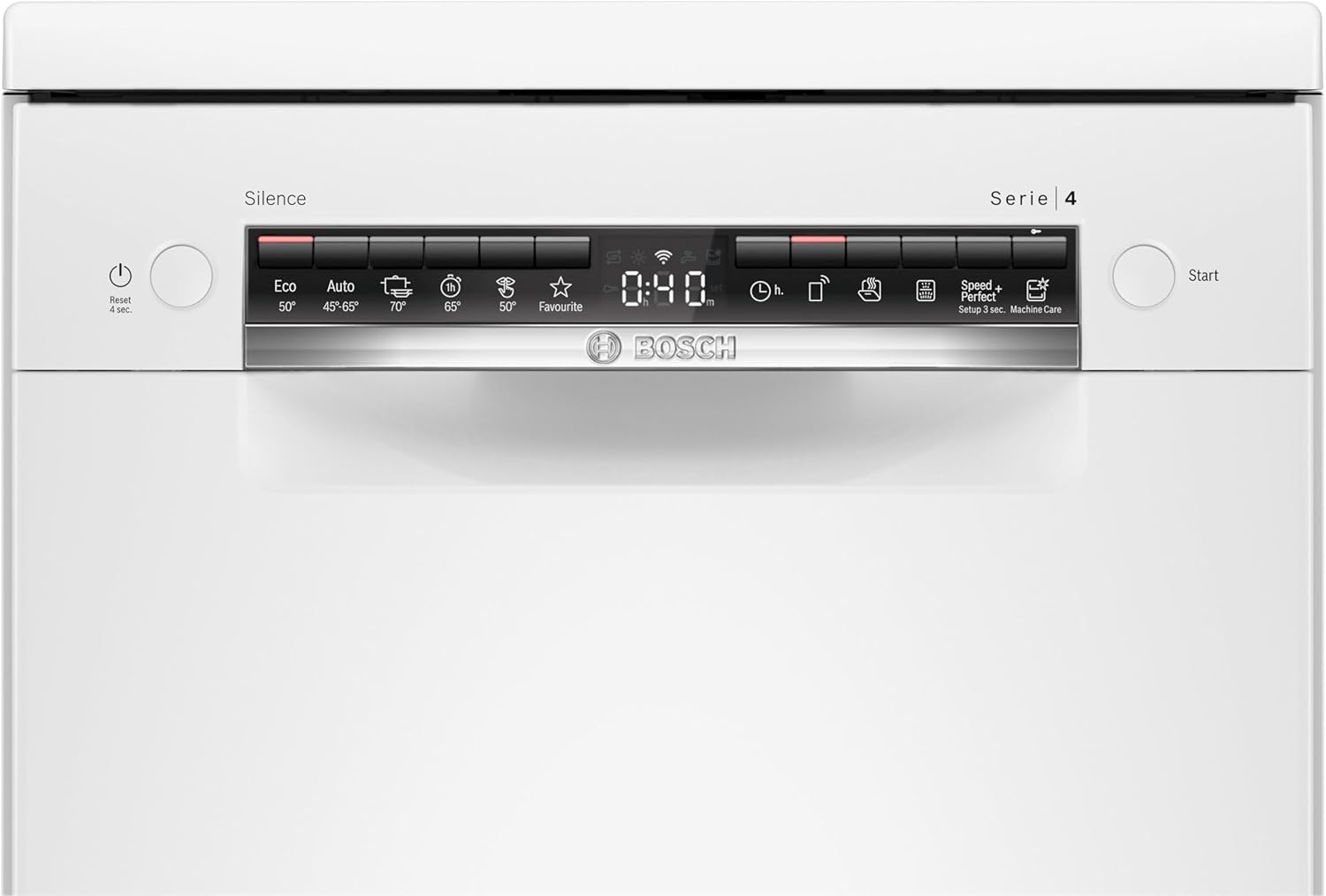 Bosch - Série 4, 45cm - pose-libre blanc