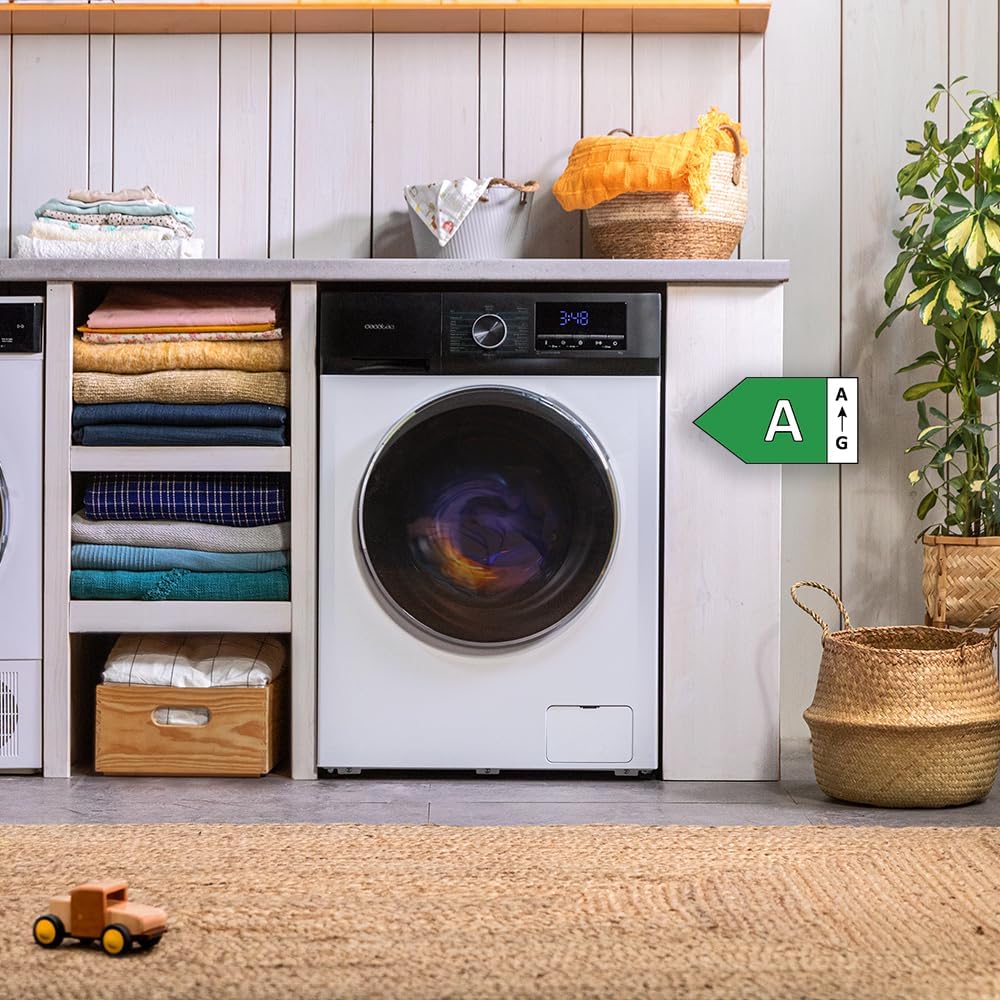 Cecotec - Bolero Dresscode 9500 - 9 kg - 1400 rpm, Inverter, 16 programmes