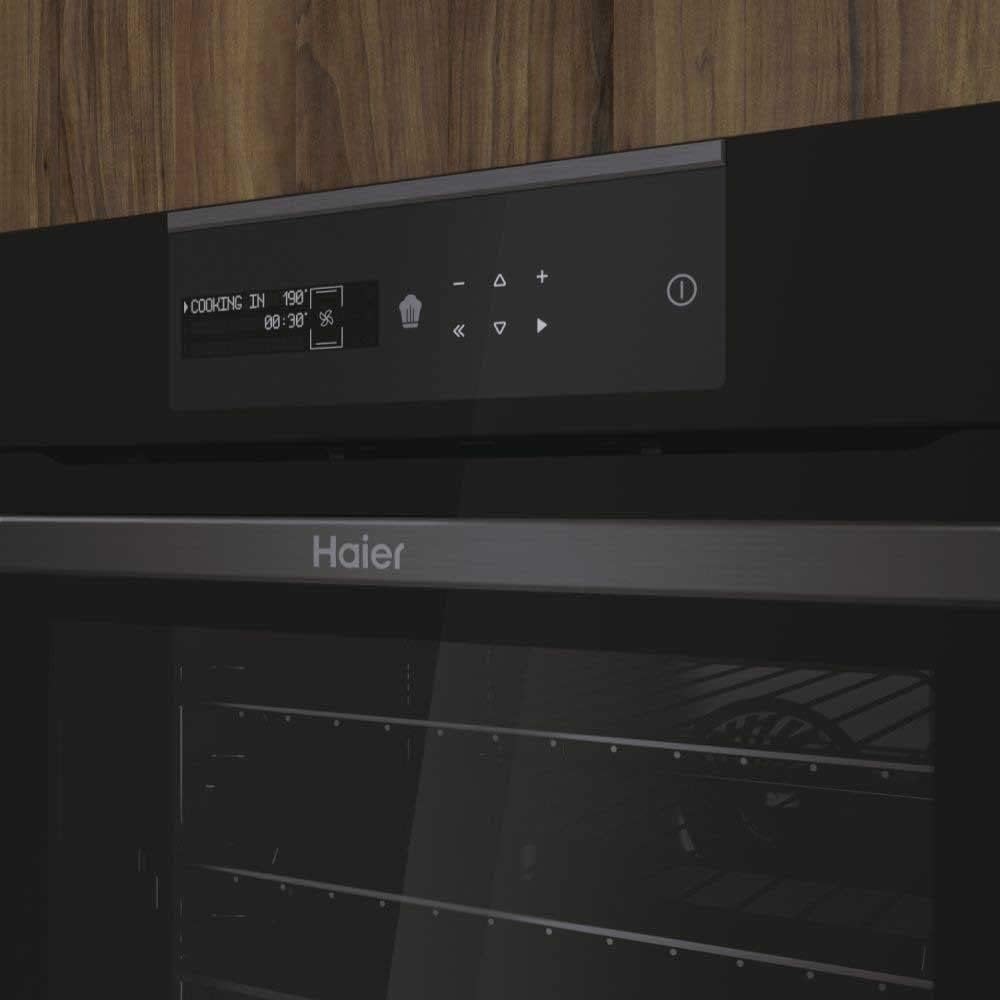 Haier - I-Message Serie 4 - four 70L pyrolyse Wi-Fi A+ - HWO60SM5B9BH