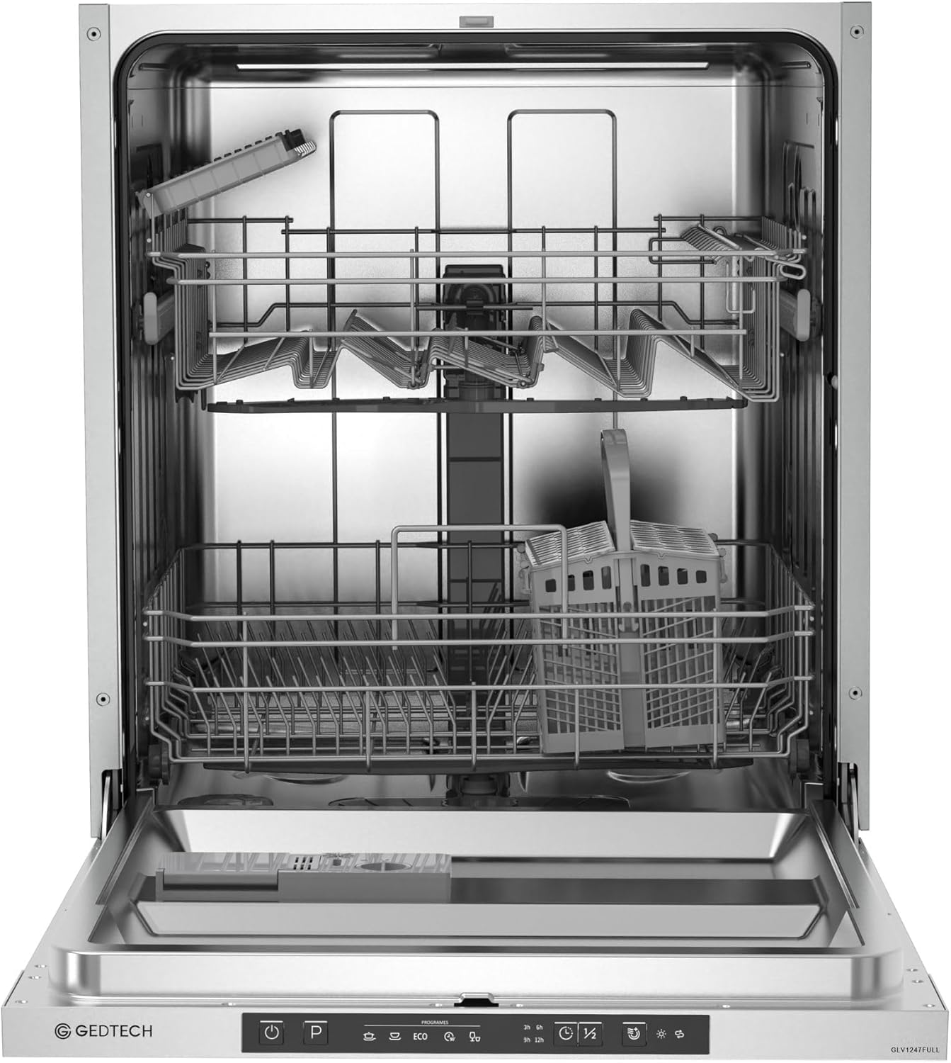 GEDTECH - Lave-vaisselle full encastrable - 12 couverts