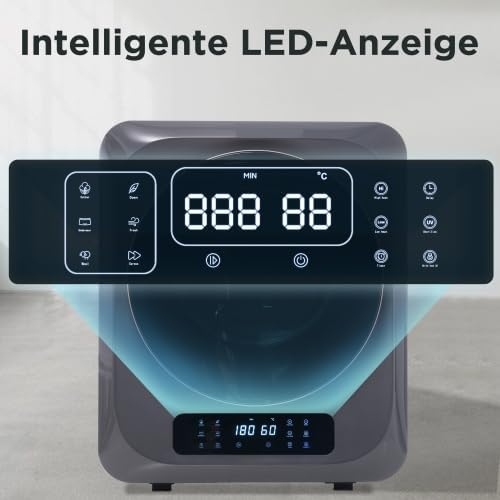 Sèche-linge mural 3-4kg, UV, 850W, inox, 60dB, 6 programmes