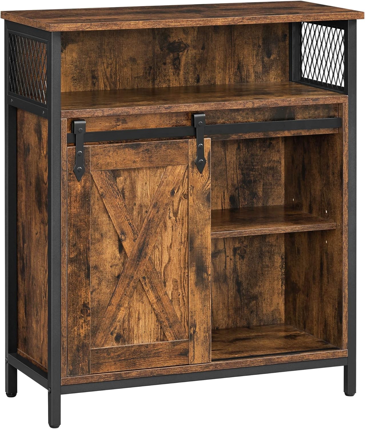 VASAGLE - meuble de rangement buffet, 30x70x80 cm, porte coulissante, LSC089B01V1
