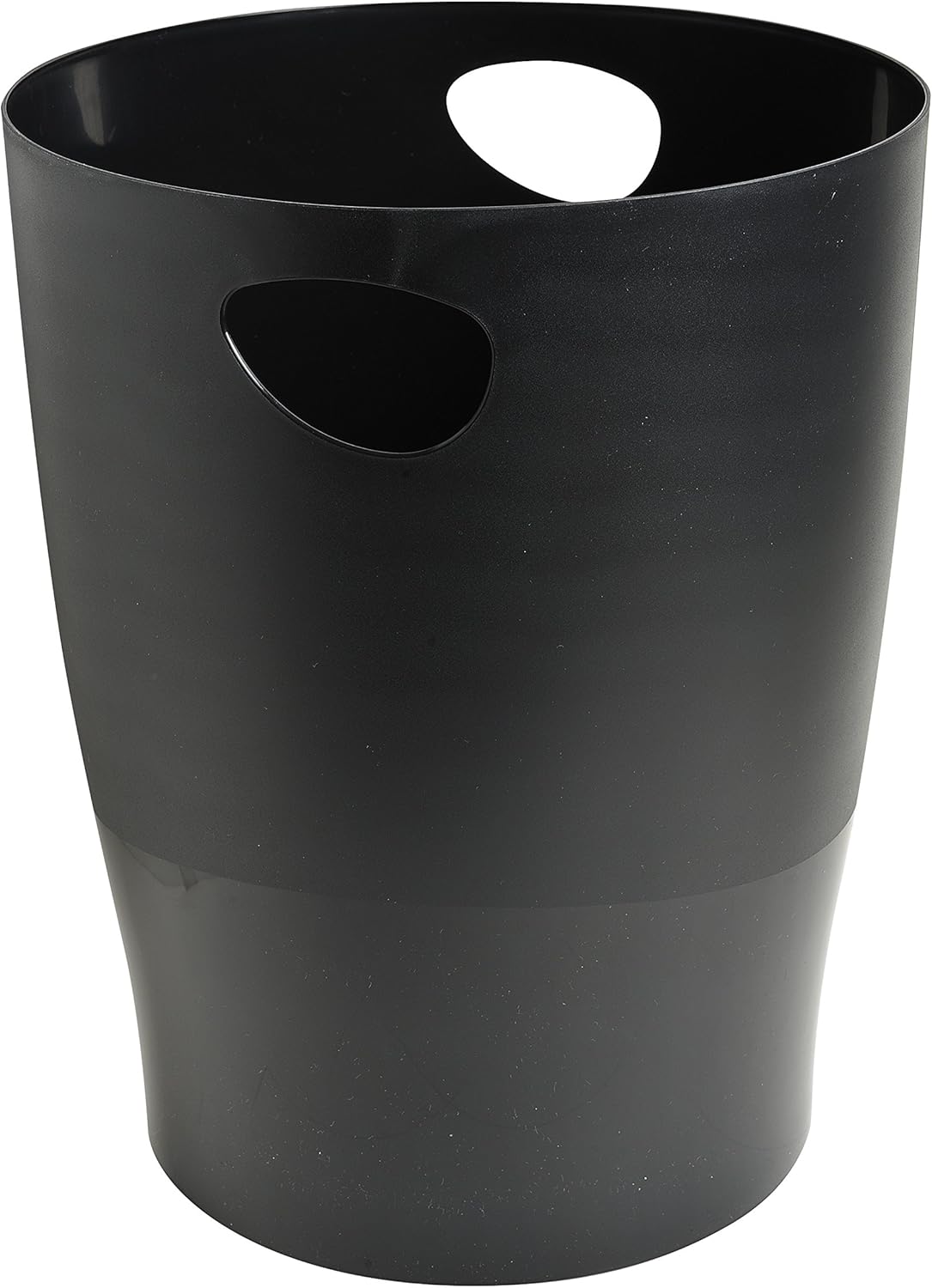 Exacompta - Corbeille à papier ECOBIN, 15L, poignées, noir - 453014D