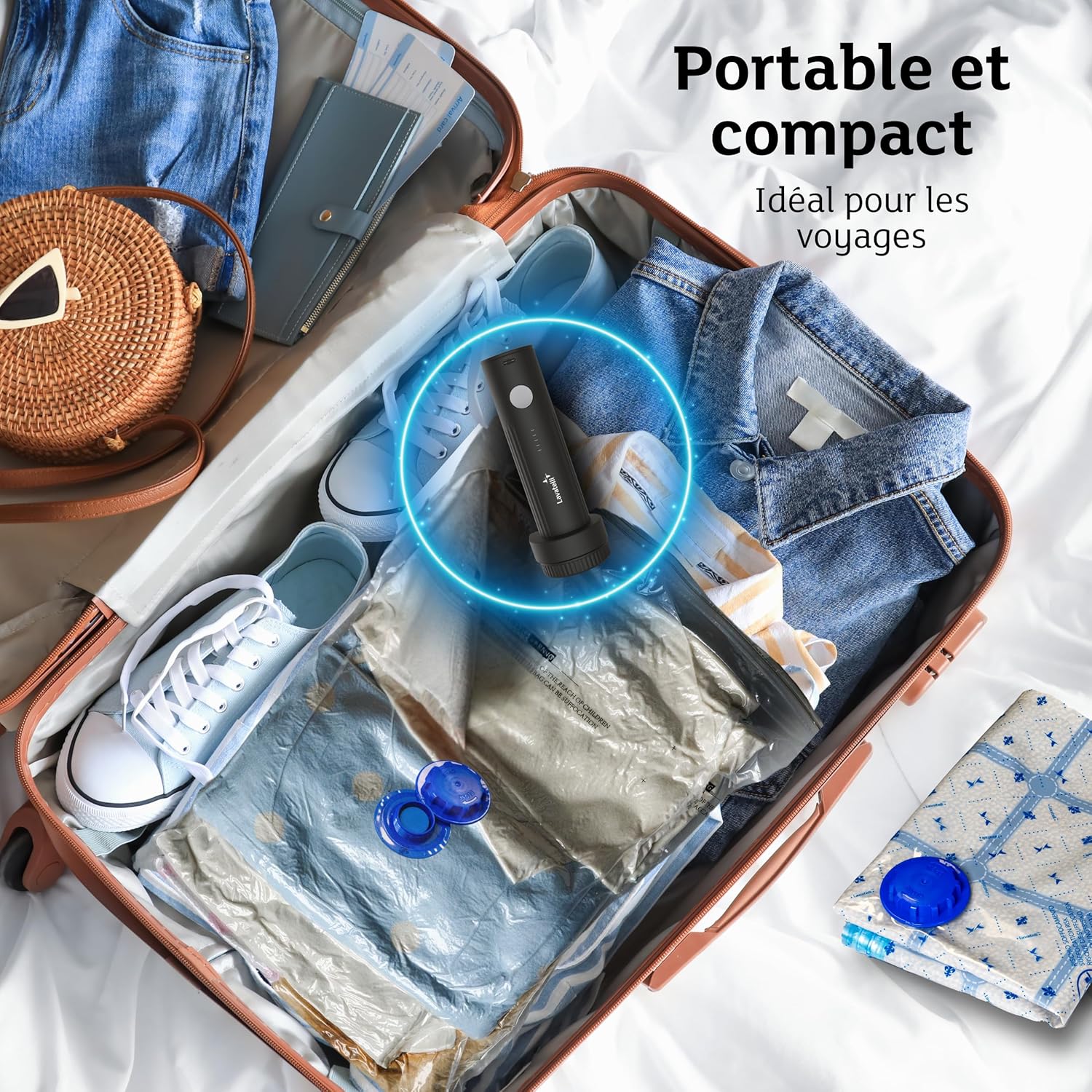 VAC-U-PUMP – Pompe à vide USB-C portable, compacte, sans fil, VACUPUMP