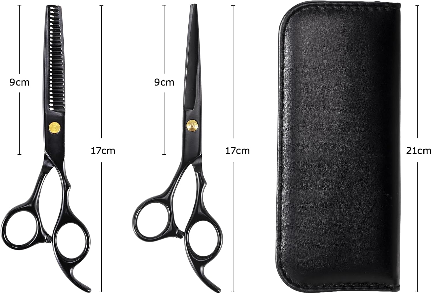 Set Ciseaux Coiffure – Kit complet, accessoires, coupe et effilage
