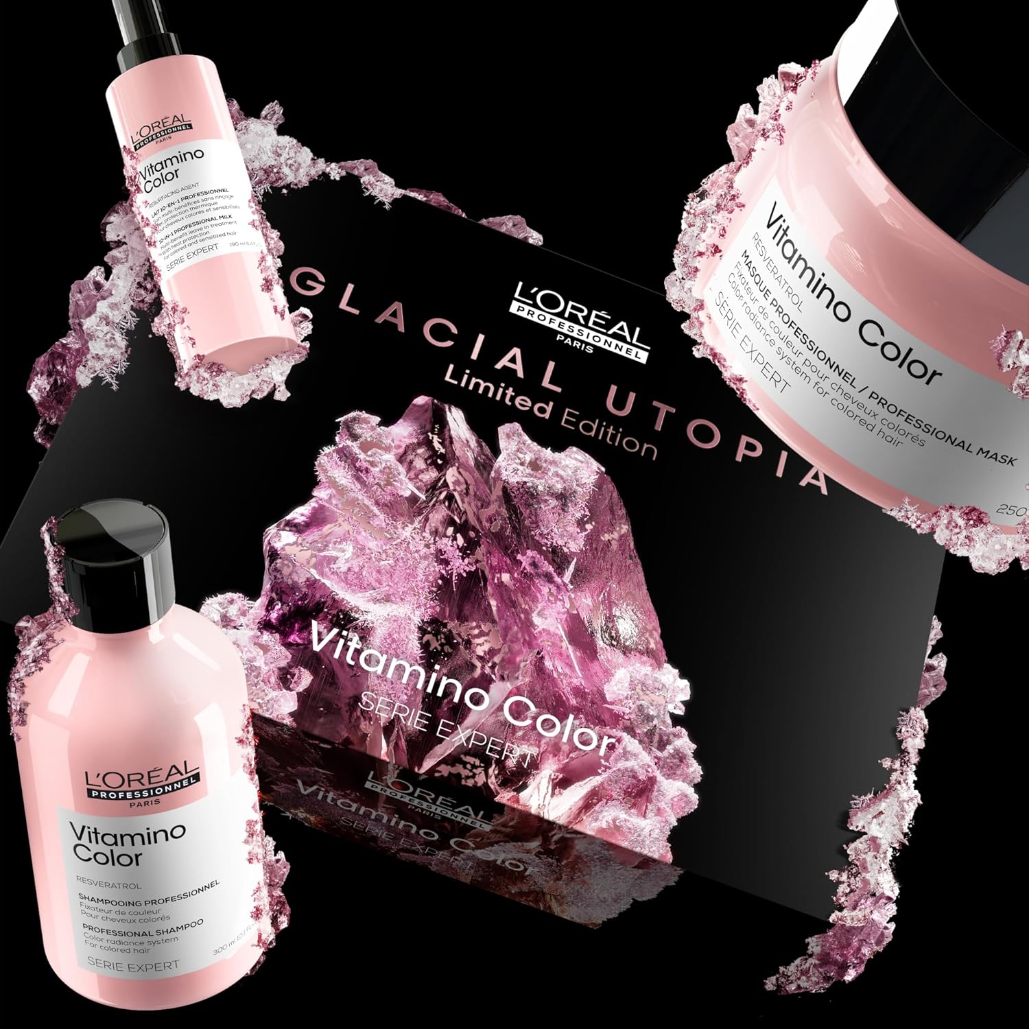 L'Oréal Professionnel - Serie Expert Vitamino Color - coffret soin cheveux colorés - shampooing, masque, lait 10-en-1