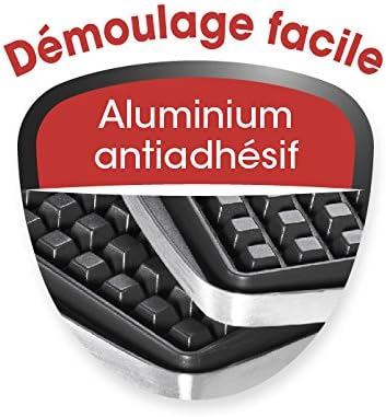 LAGRANGE - Super2 - gaufrier réversible 1000W, plaques amovibles, 039452