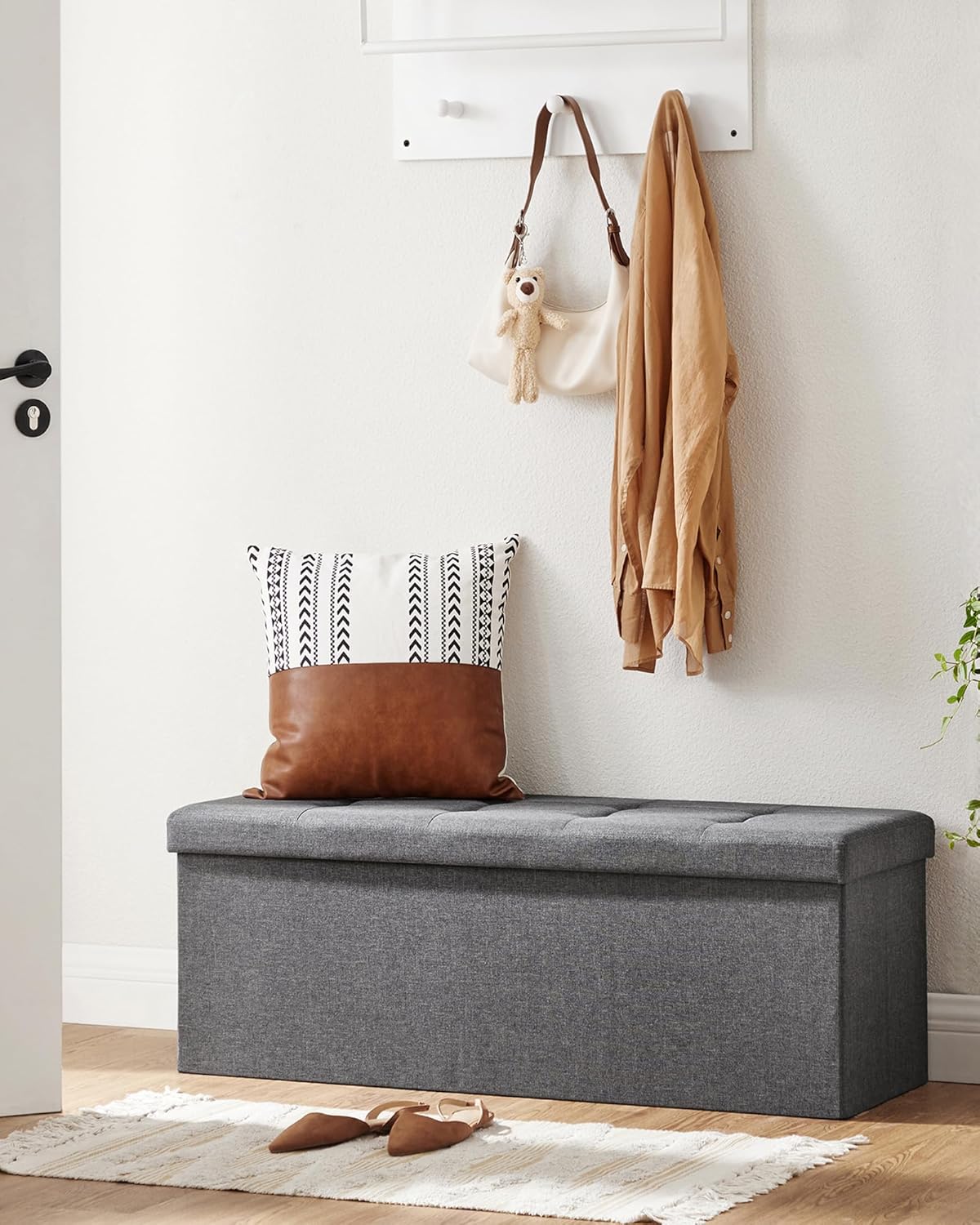 SONGMICS - Mazie Collection - 110 cm - banc pliable, montage facile, LSF77K