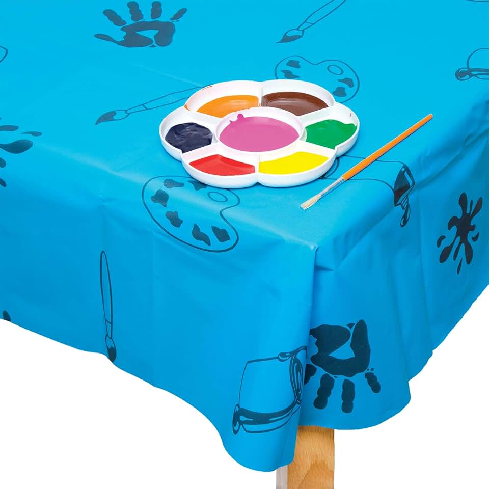 Baker Ross - nappe anti-éclaboussure - bleu - protection enfants - AC773