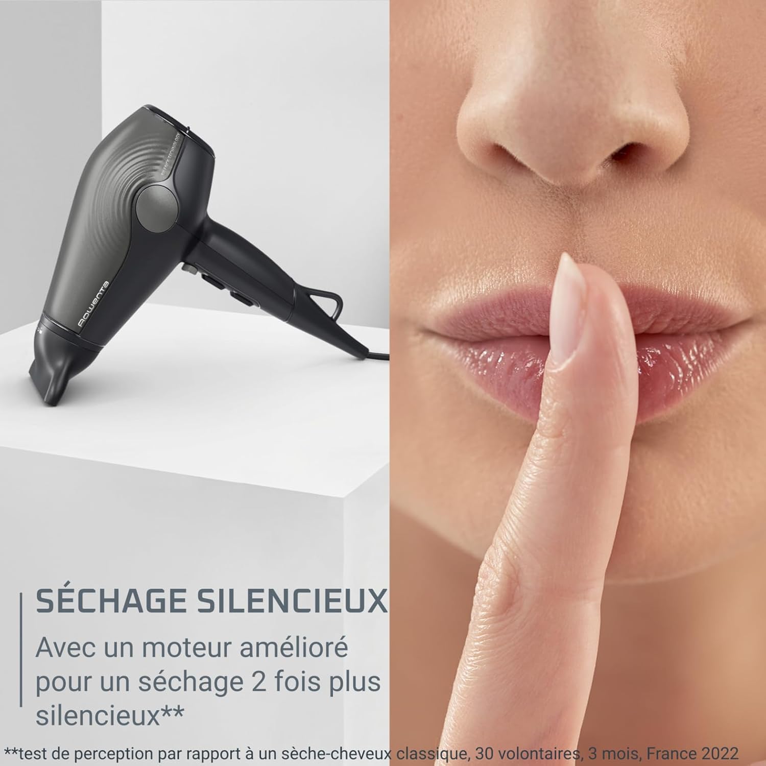 Rowenta - Ultra Silence CV6430F0 - compact léger, 2100W, ionique, silencieux