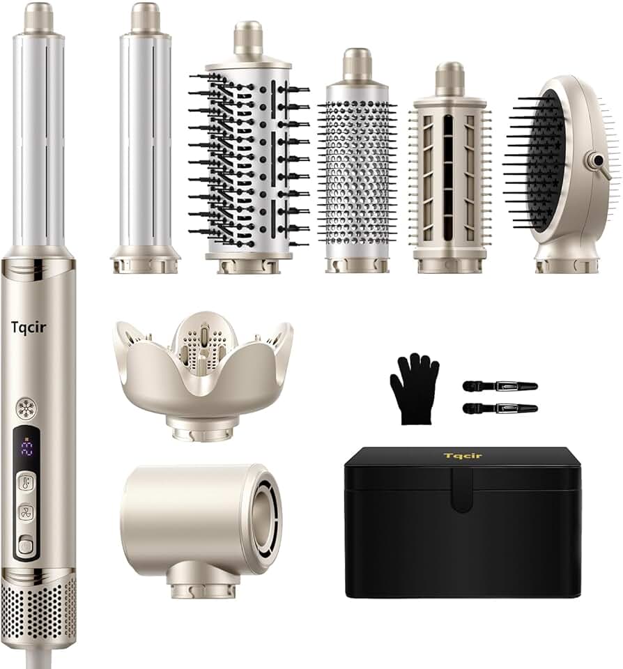 Air Styler 8 en 1 - FlexStyle - étui inclus - boucleurs, brosses