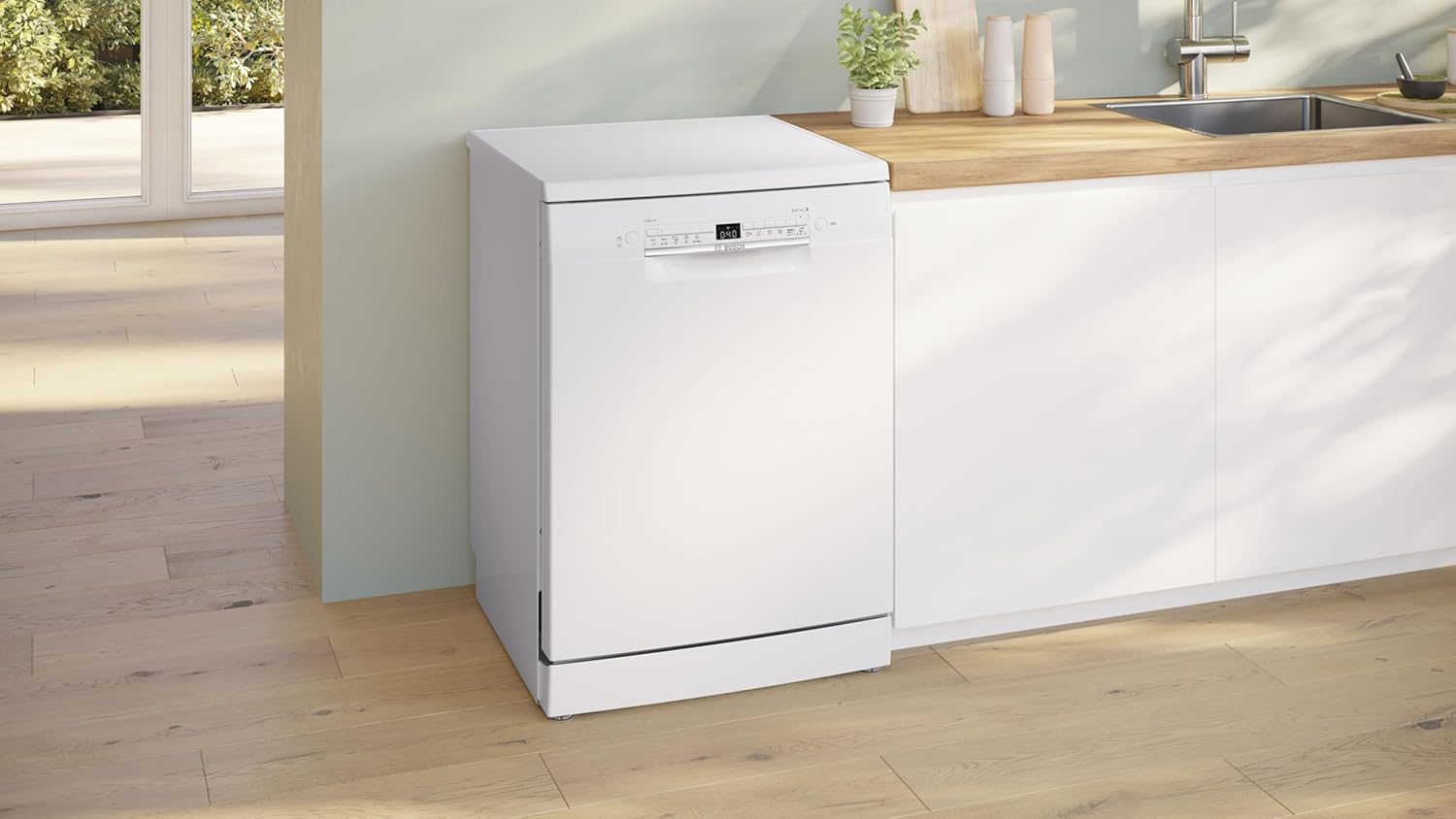 Bosch - Série 2 - 60 cm - Lave-vaisselle pose libre blanc - SMS2HTW02E