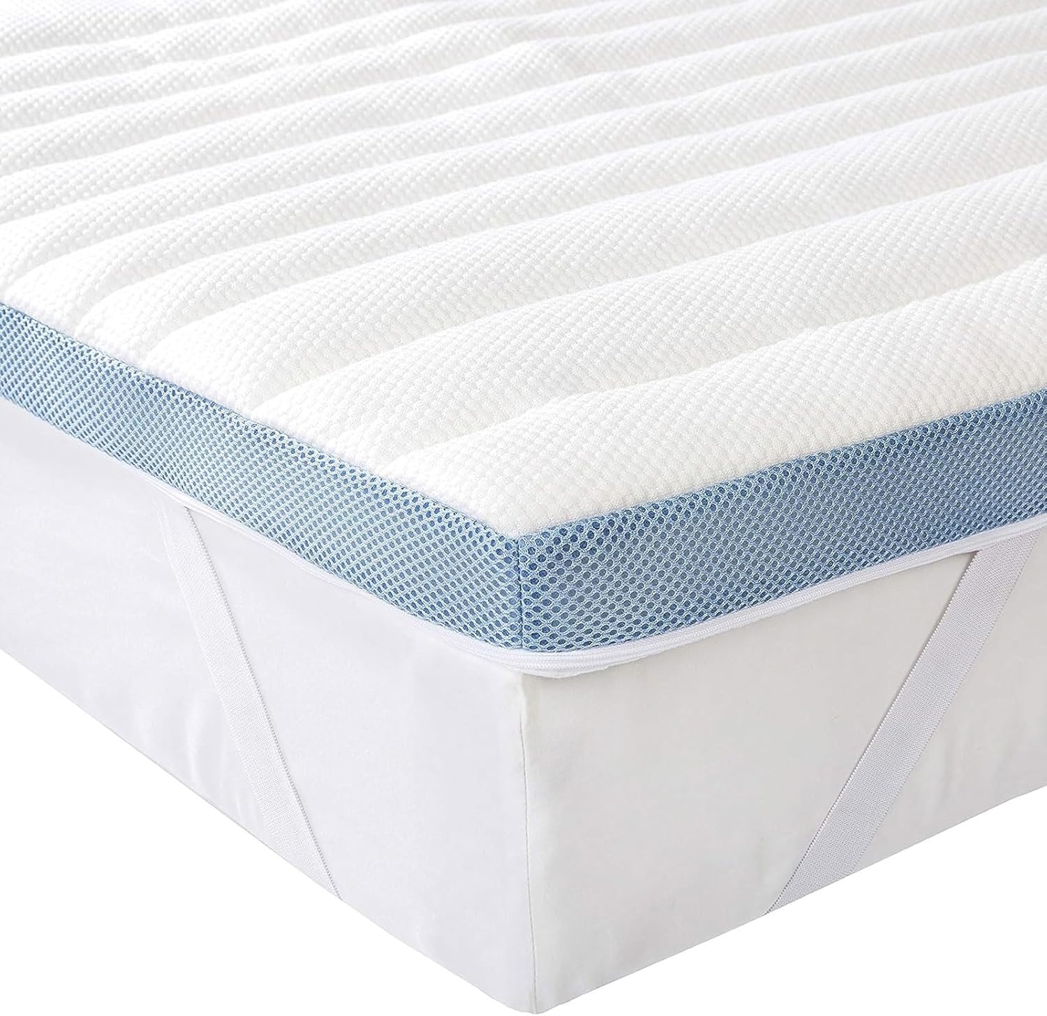 melyano Basics - surmatelas à mémoire de forme - 160x190x5 cm - avec sangles