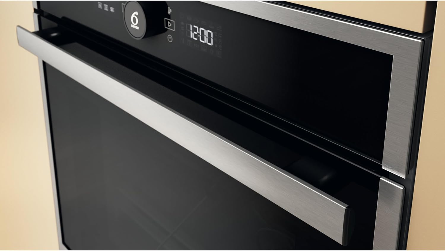 Whirlpool - Four multifonction encastrable 60cm, inox, grande capacité, WOI4S8PPM1SX