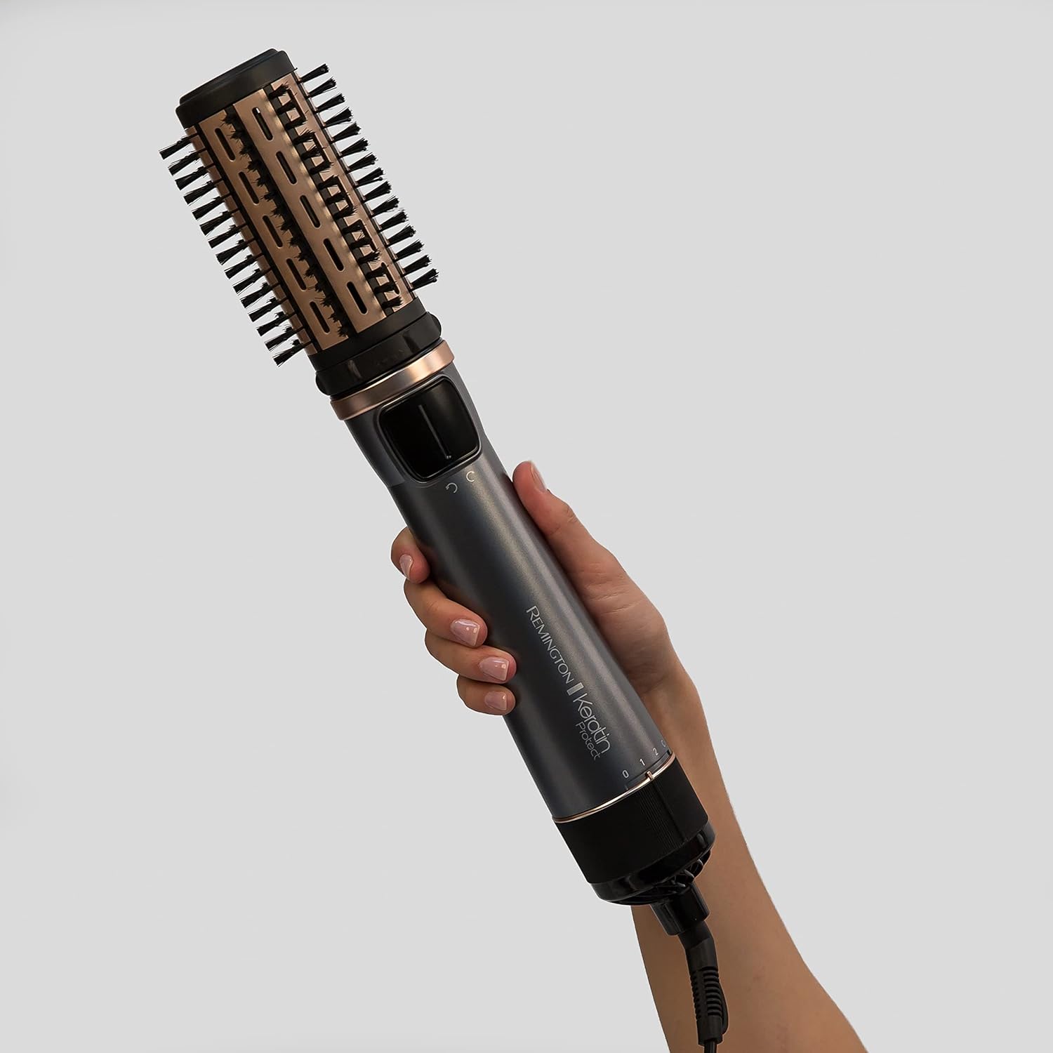 Remington - Brosse soufflante Keratin Protect - 1000W, céramique, 3 accessoires - AS8811