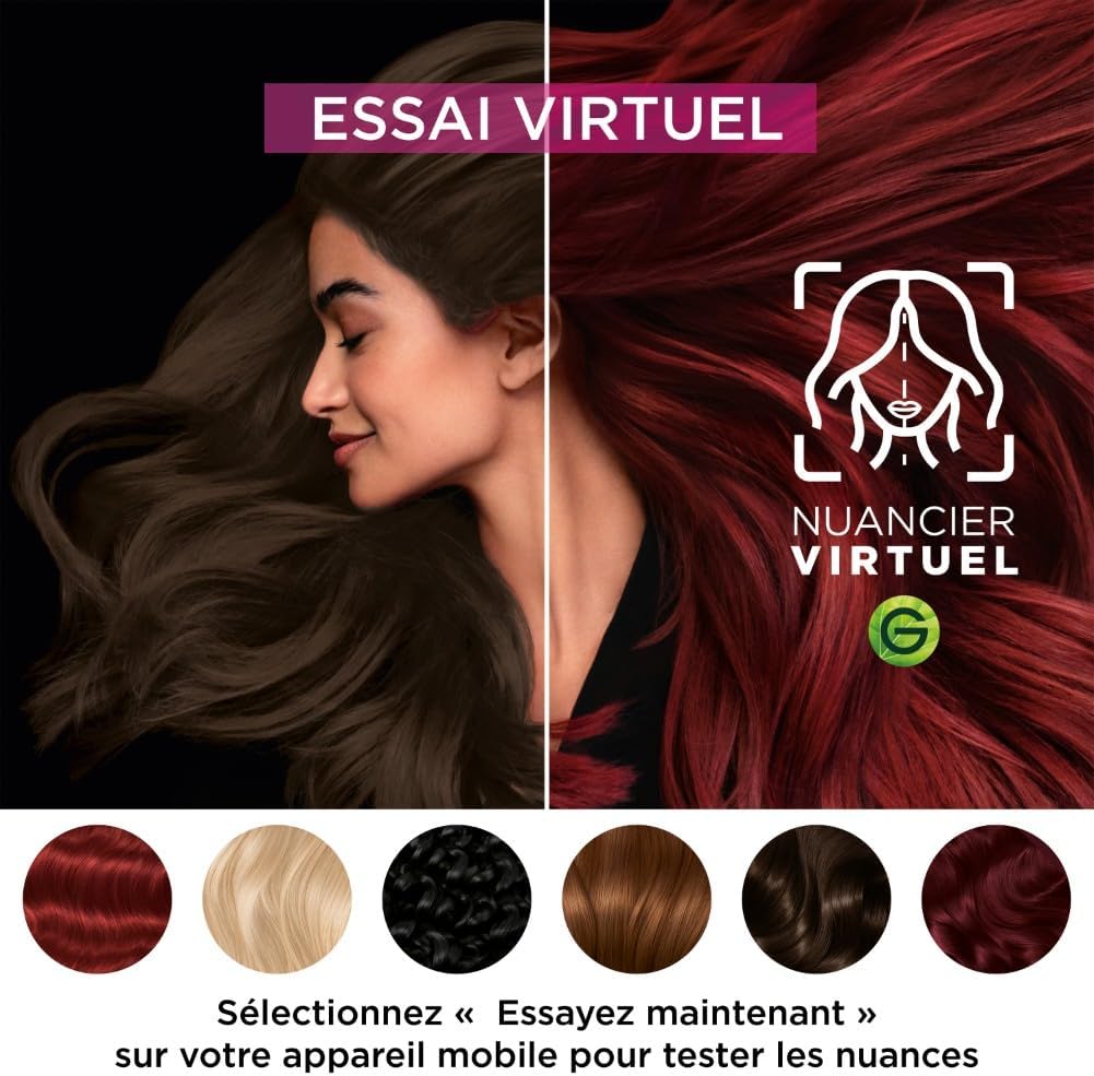 Garnier - Olia - 120g - Coloration acajou, sans ammoniaque, huiles naturelles, cheveux doux et brillants - 5.52