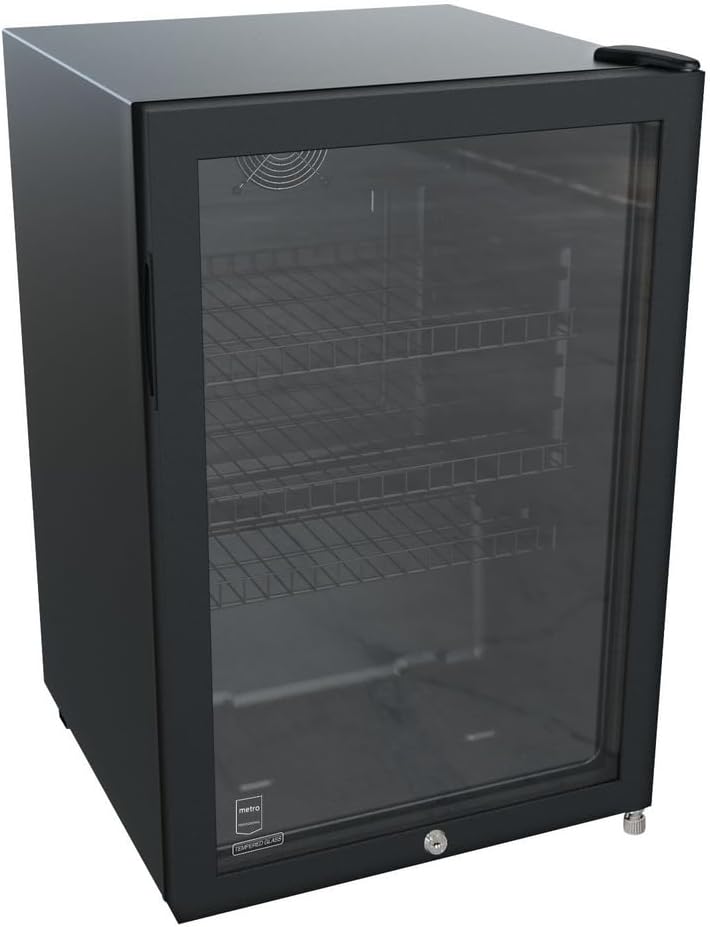 METRO Professional - Réfrigérateur boissons - 54.5x54x84 cm - 118 L, statique, serrure - GSC2125B