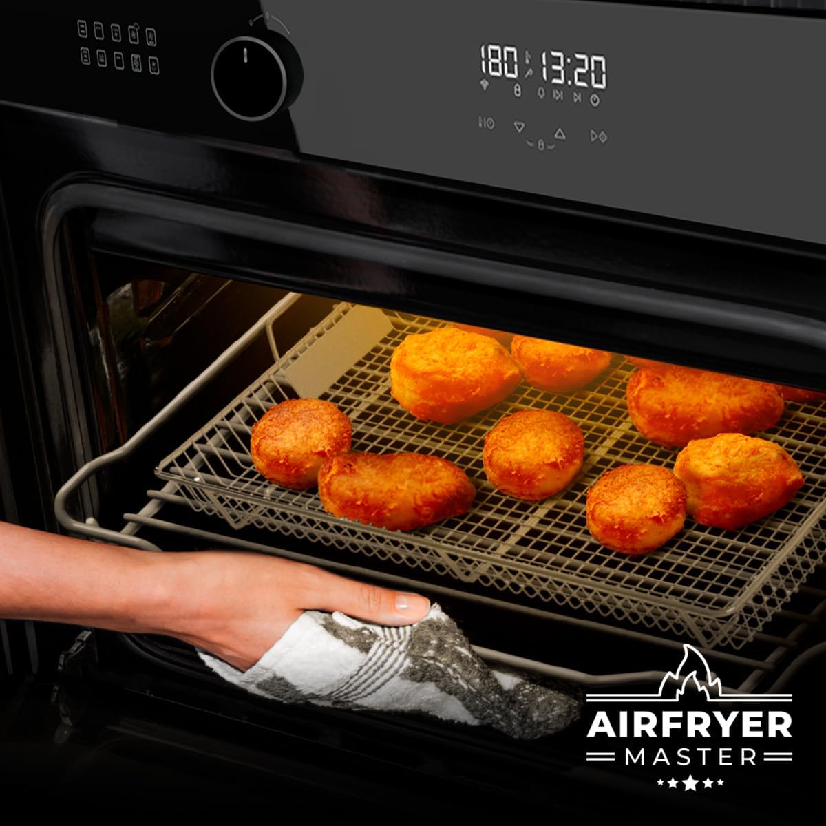Cecotec - Four encastrable Airfryer - 13,3L - 11 fonctions, classe A, Hexa AF319000