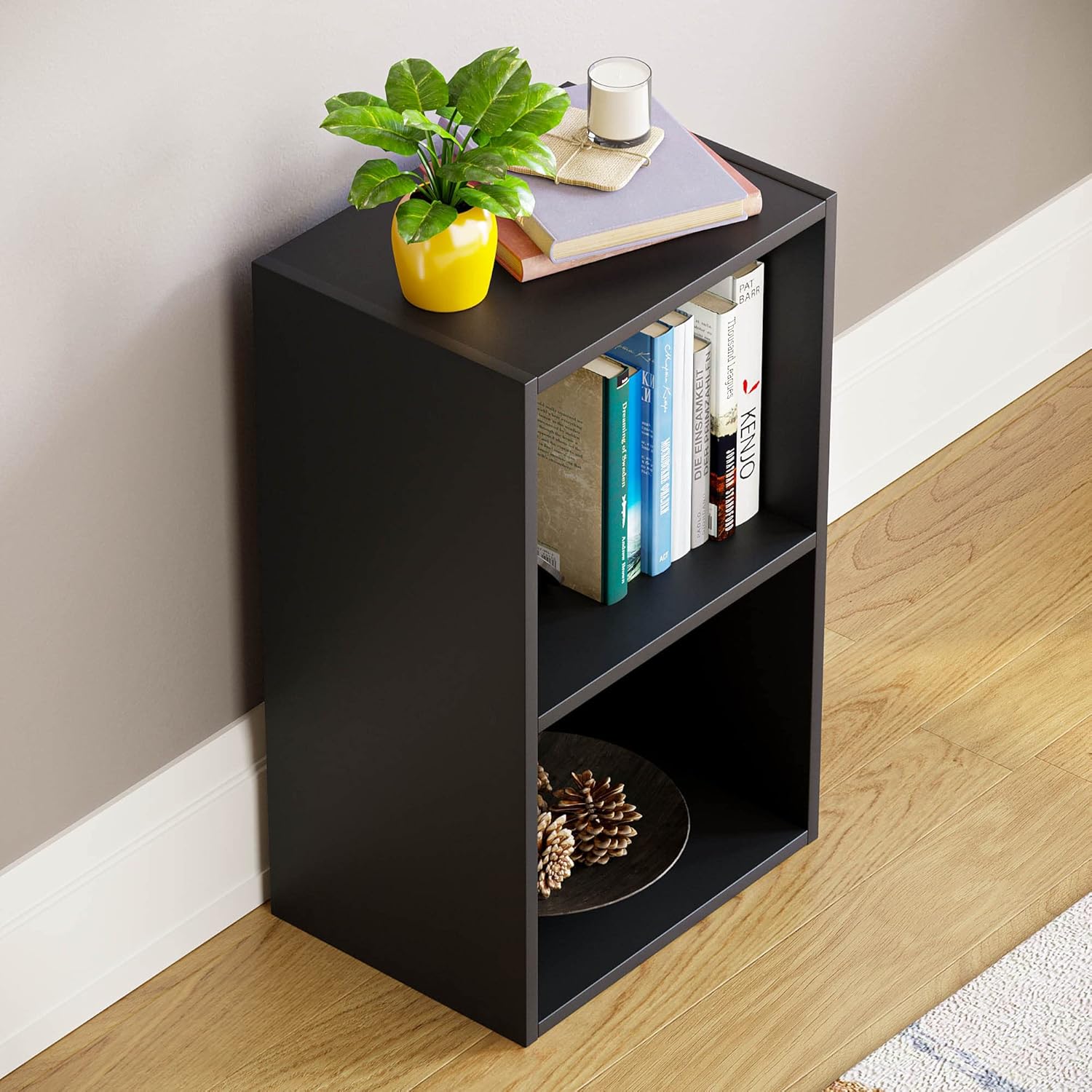 Vida Designs - Oxford 2 étages - 54x32x24 cm - étagère bois noir