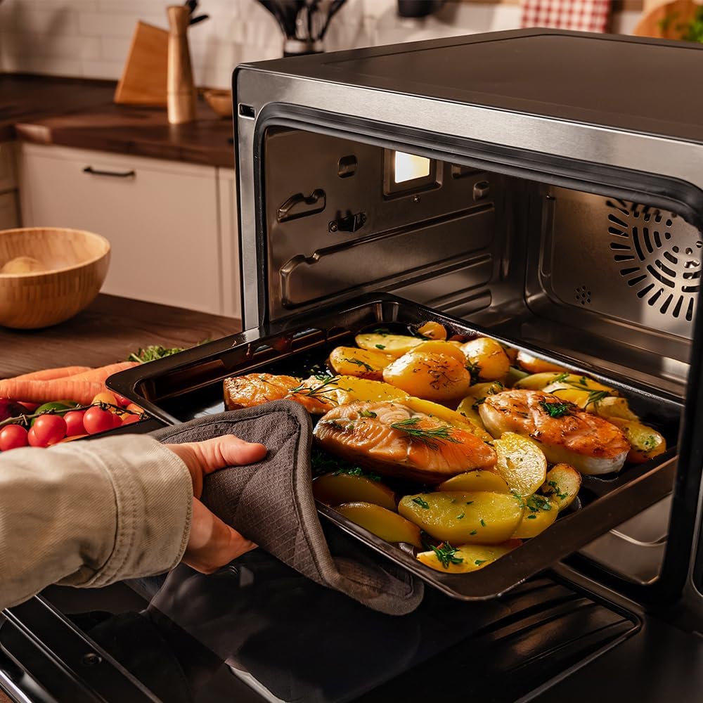 Cecotec - Bake&Steam 4000 Combi Gyro Advance - 40L - four vapeur, air fryer, convection, auto-nettoyage