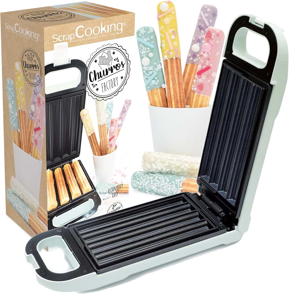 ScrapCooking - Factory 3888 - churros maison, rotation 180°, plaque antiadhésive