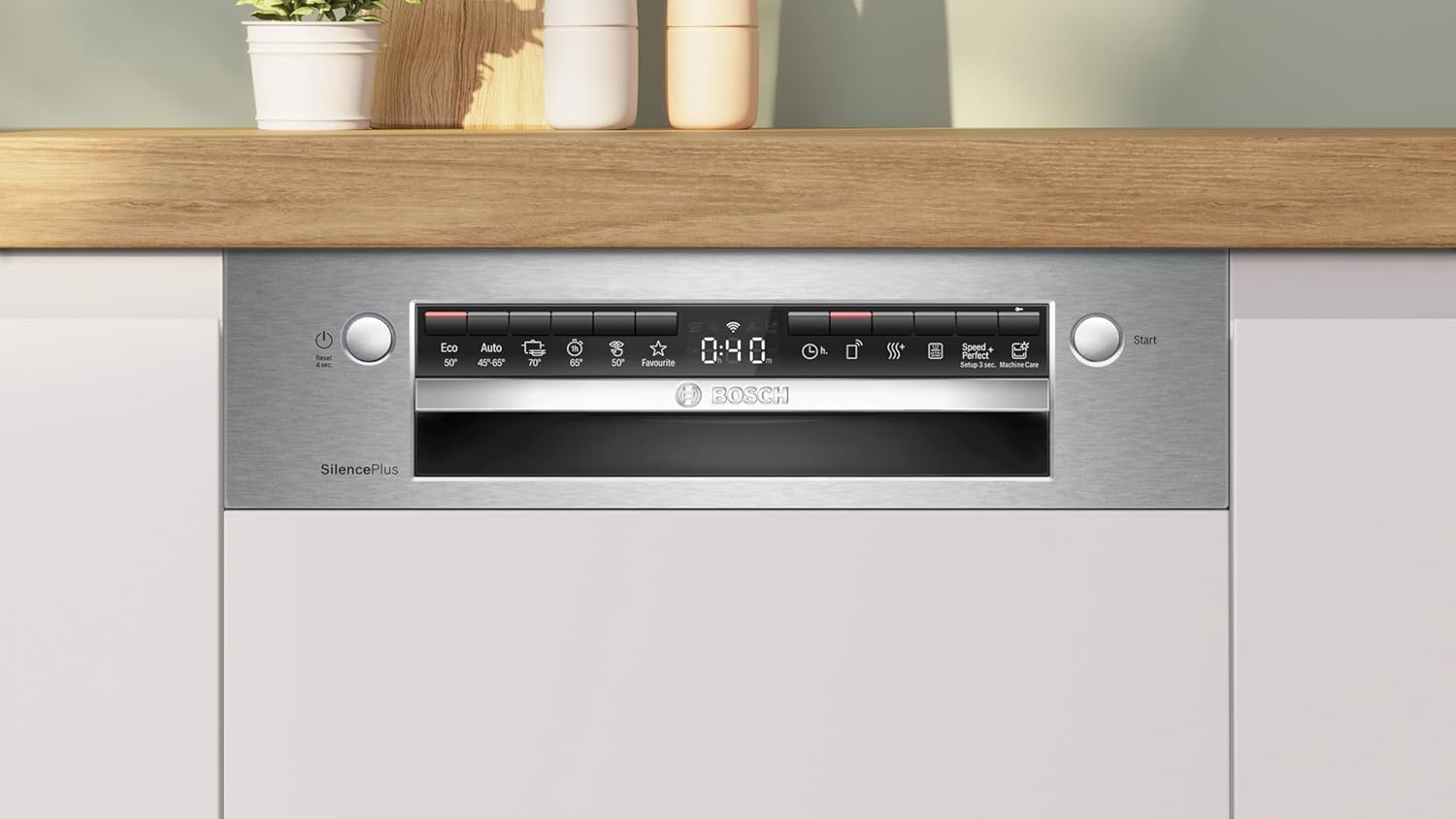 Bosch - Série 4 lave-vaisselle encastrable 45 cm inox, SPI4HMS13E