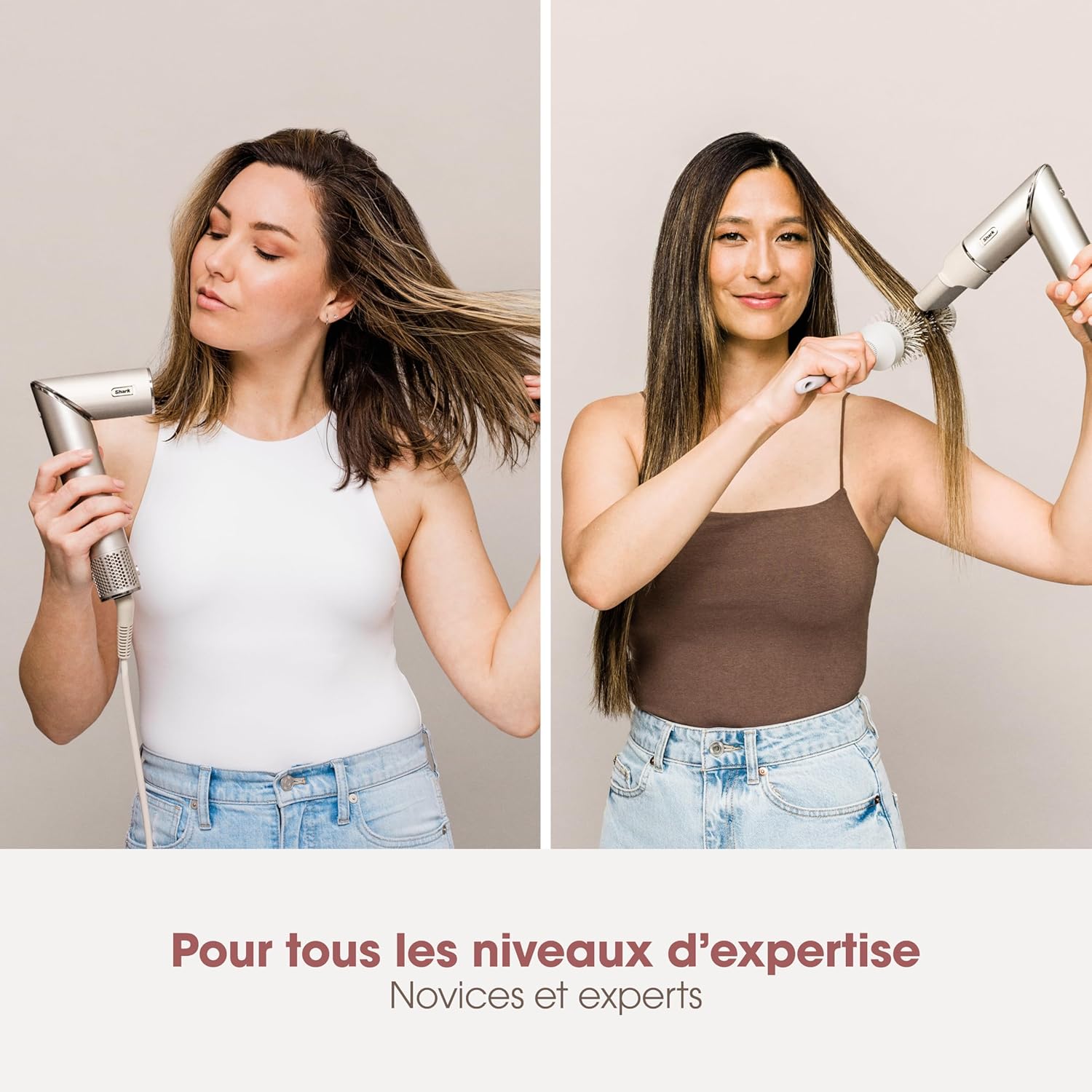 Shark - FlexStyle Air Styler - Multi-accessoires, sans dommage thermique, tous cheveux