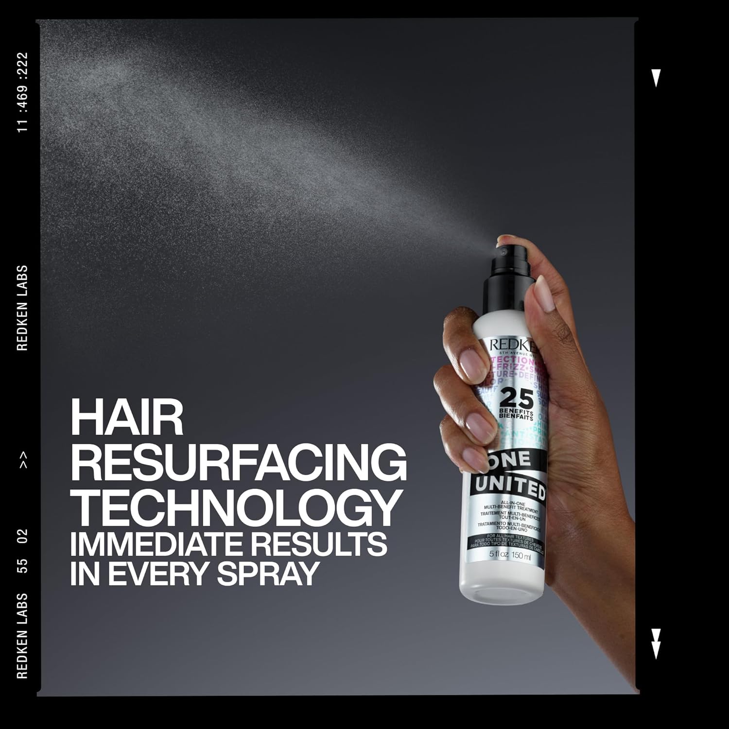 Redken - One United Spray - 150ml - Multi-bénéfices, vegan, thermo-protection