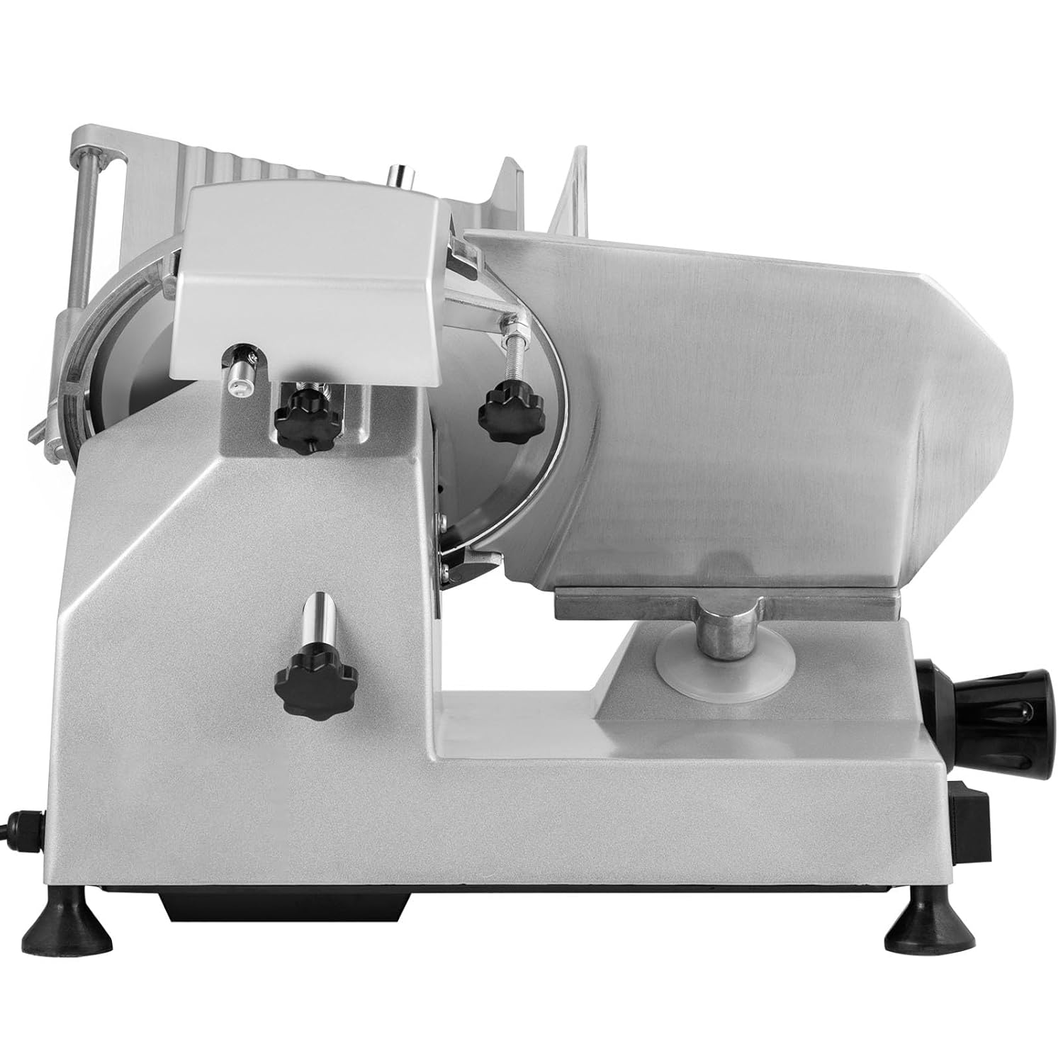 VEVOR - Trancheuse électrique 200 W, lame 203 mm, inox/aluminium, 350-400 tr/min