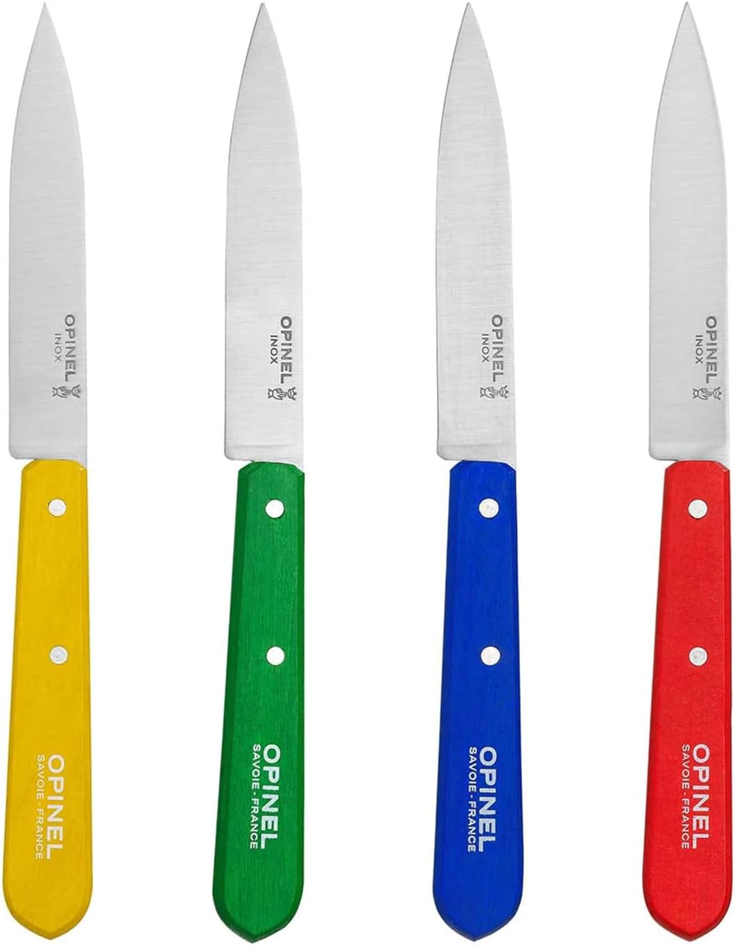 Opinel - Coffret N°112 - 4 couteaux 10cm - lame inox, fabrication française