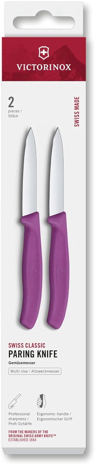 Victorinox - Swiss Classic set - 8 cm - couteaux éplucheurs précis inox