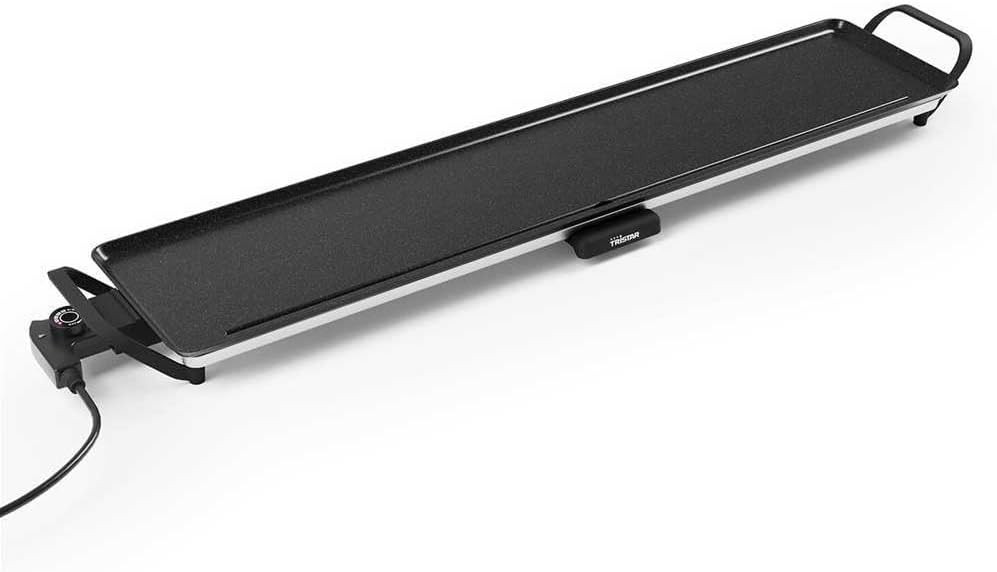 Tristar - plaque de cuisson slim XXL - 100x22 cm - surface extra large, thermostat réglable, antiadhésif, BP-2670