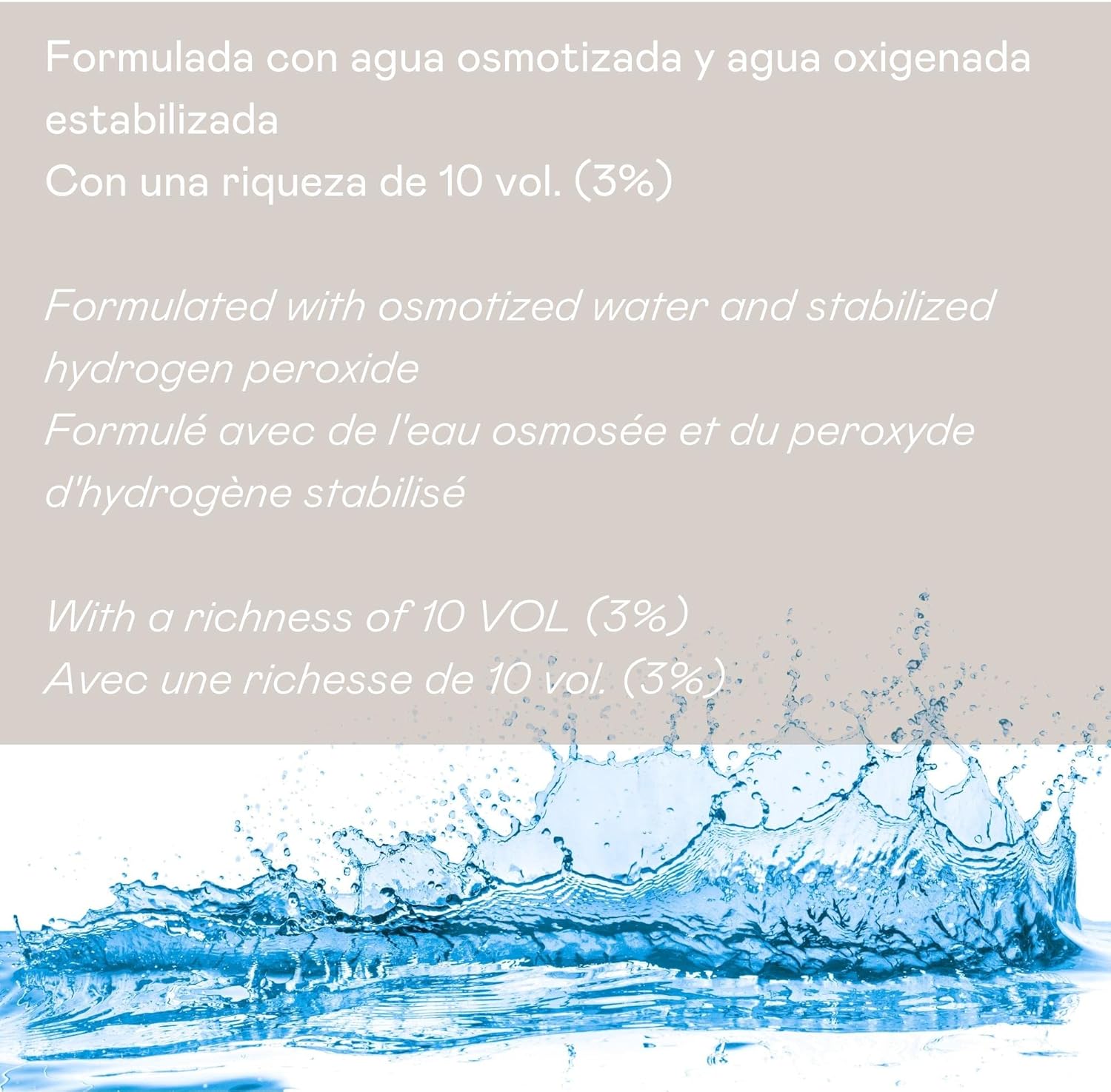 Valquer - eau oxygénée crème 500ml - 3% vegan coloration cheveux