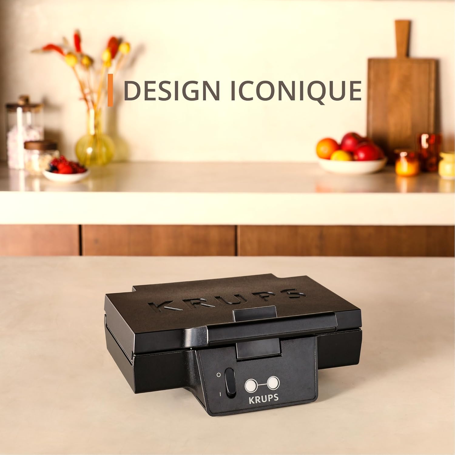 Krups - FDK série Iconic - compact - plaques céramique, rangement facile, FDK461