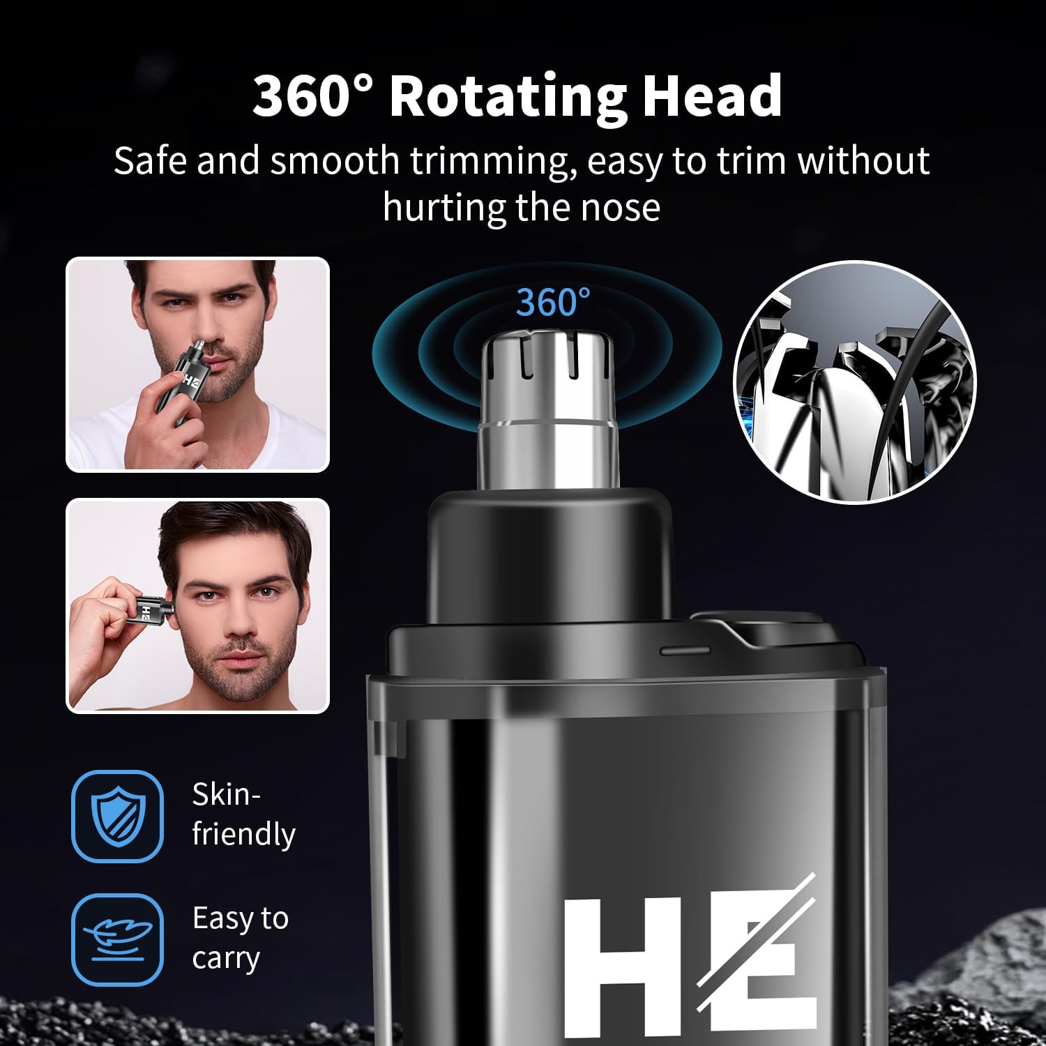 HIENA - PRO Tondeuse 4-en-1 - sans fil - multi-usage, kit complet