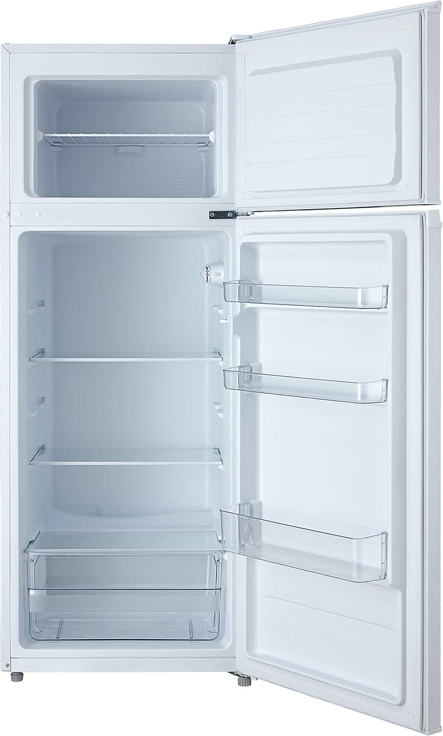 GEDTECH - Réfrigérateur congélateur haut - 217L, classe E, blanc - GE217DP