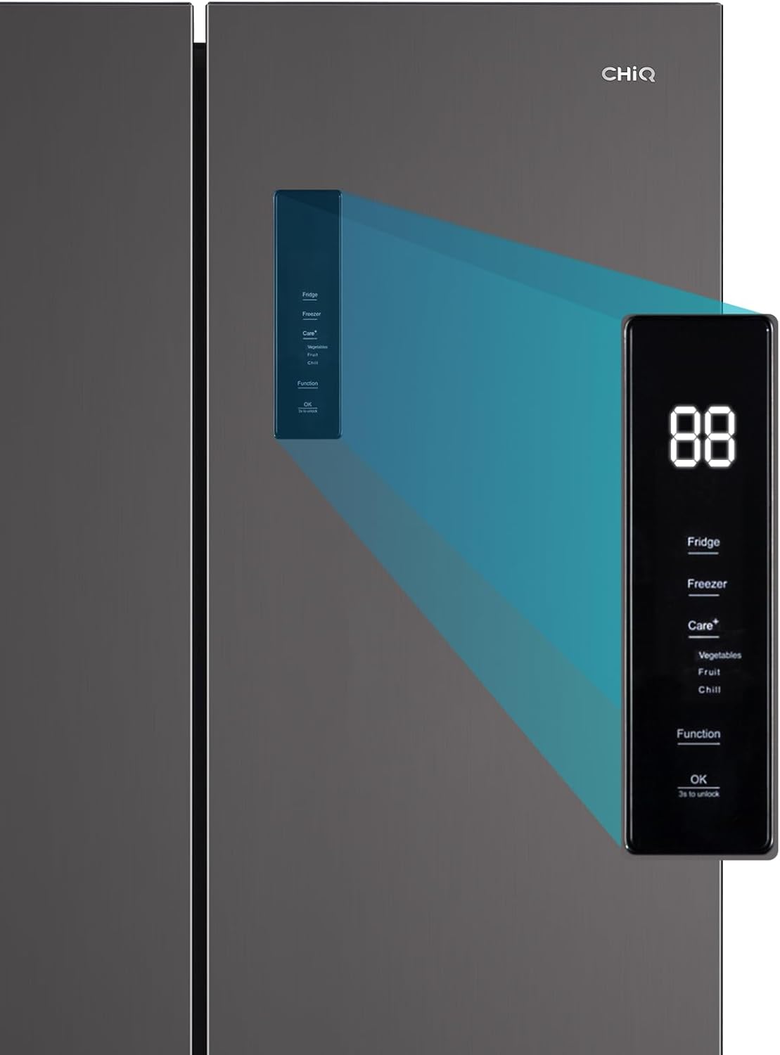 CHIQ - 503L - Inverter, No Frost, tactile, 177,5x85,3x69,8cm 
