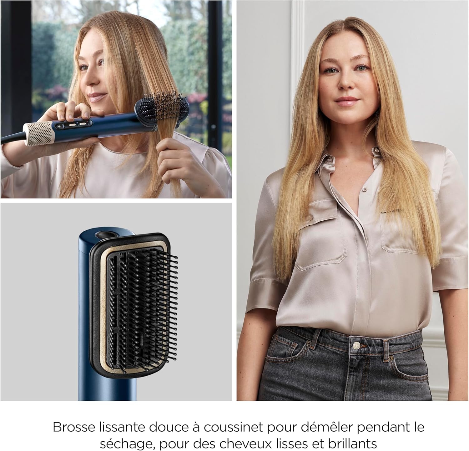 BaByliss - Air Wand série - sèche, lisse, coiffe, anti-frisottis, 3 embouts - AS6553E