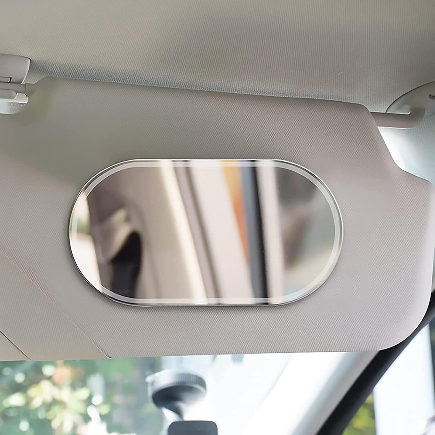 Miroir cosmétique universel - format portable - intérieur voiture - pare-soleil, siège, miroir courtoisie